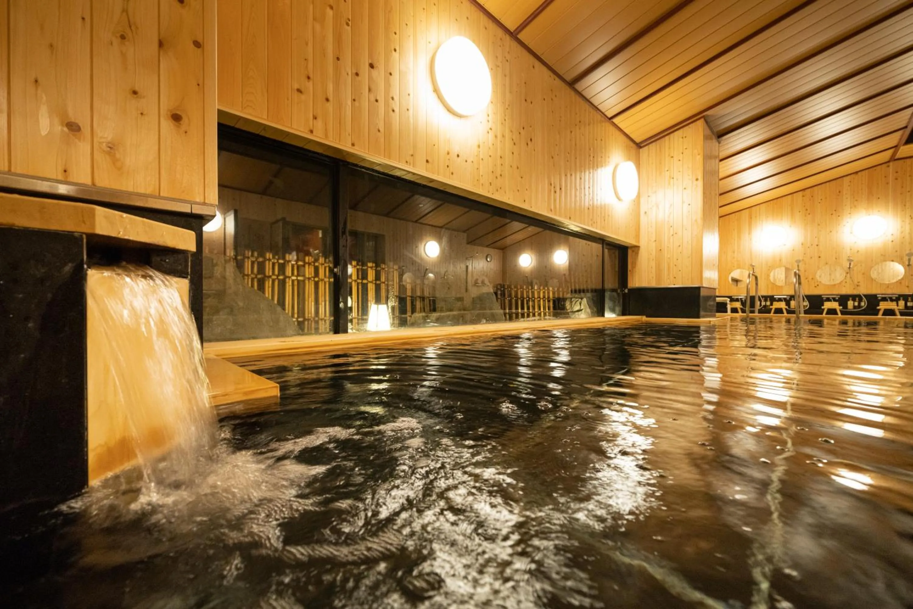 Hot Tub in Hida Takayama Onsen Hida Hotel Plaza