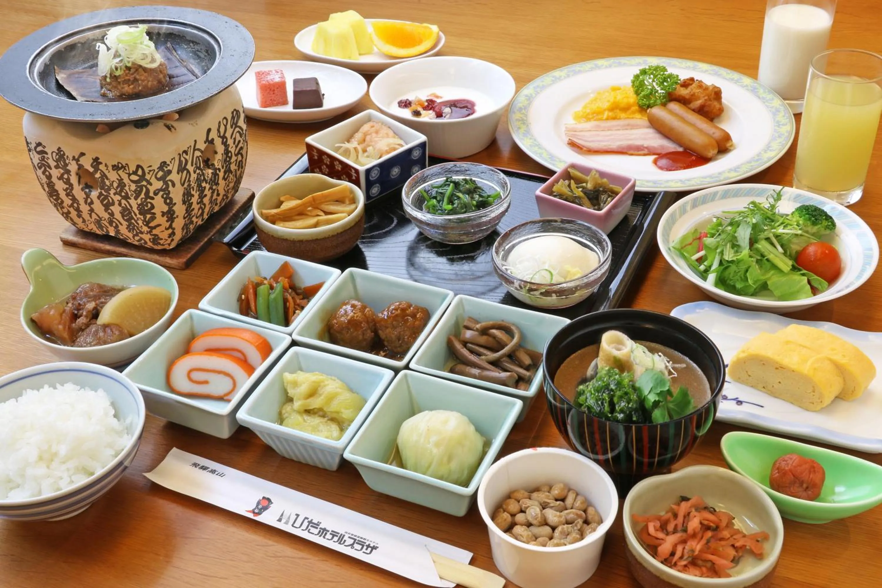 Breakfast in Hida Takayama Onsen Hida Hotel Plaza