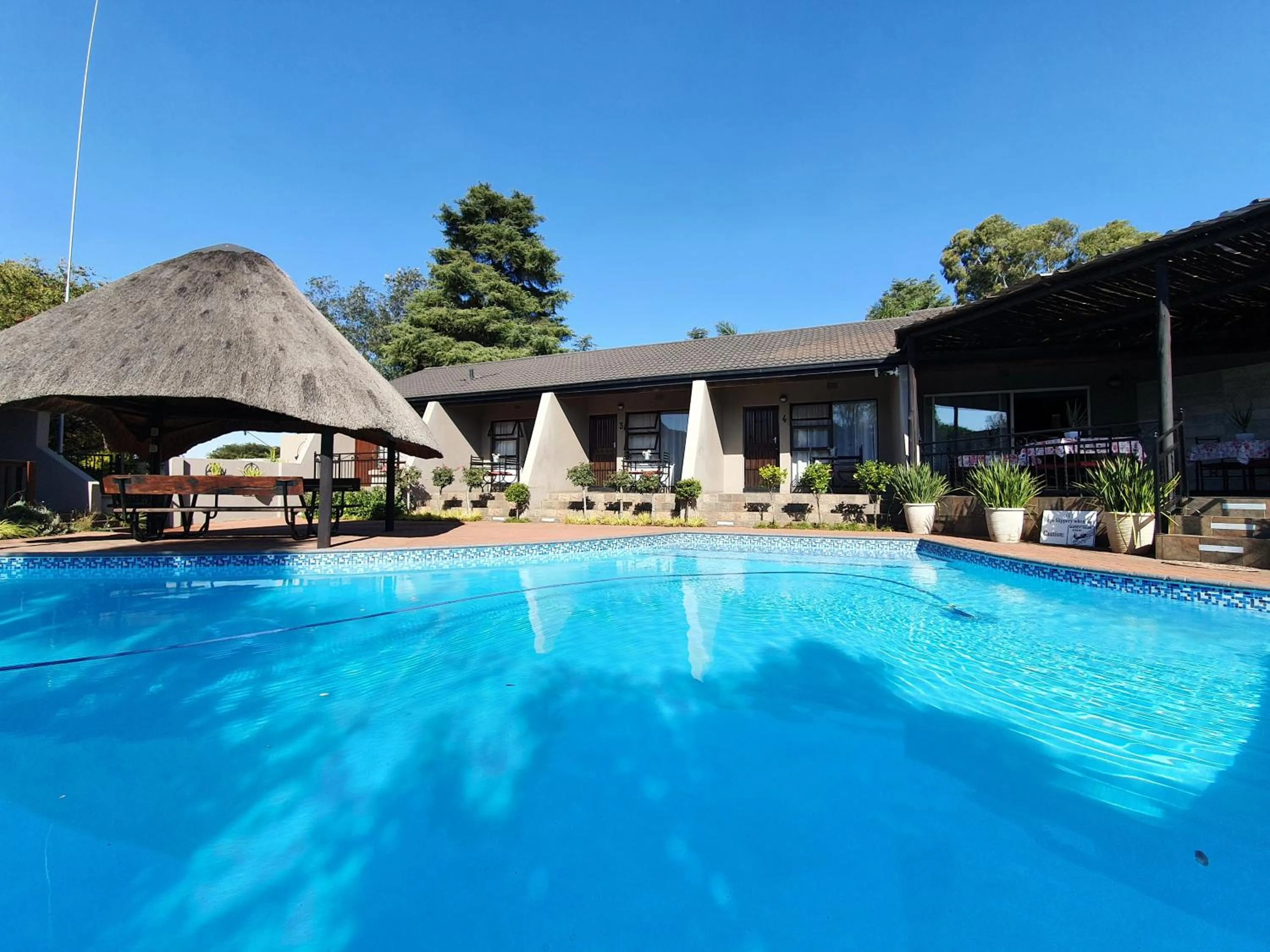 Swimming pool in Diamond Rose Guest House