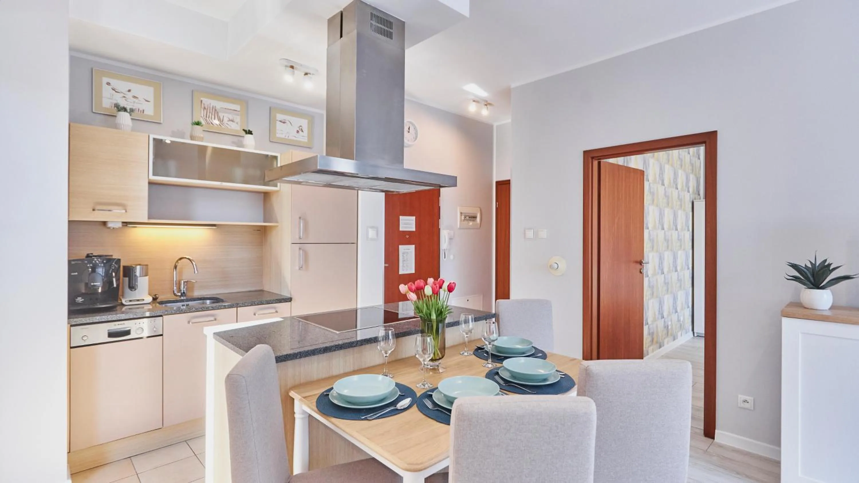 Kitchen or kitchenette in Plaża I, Sun & Snow