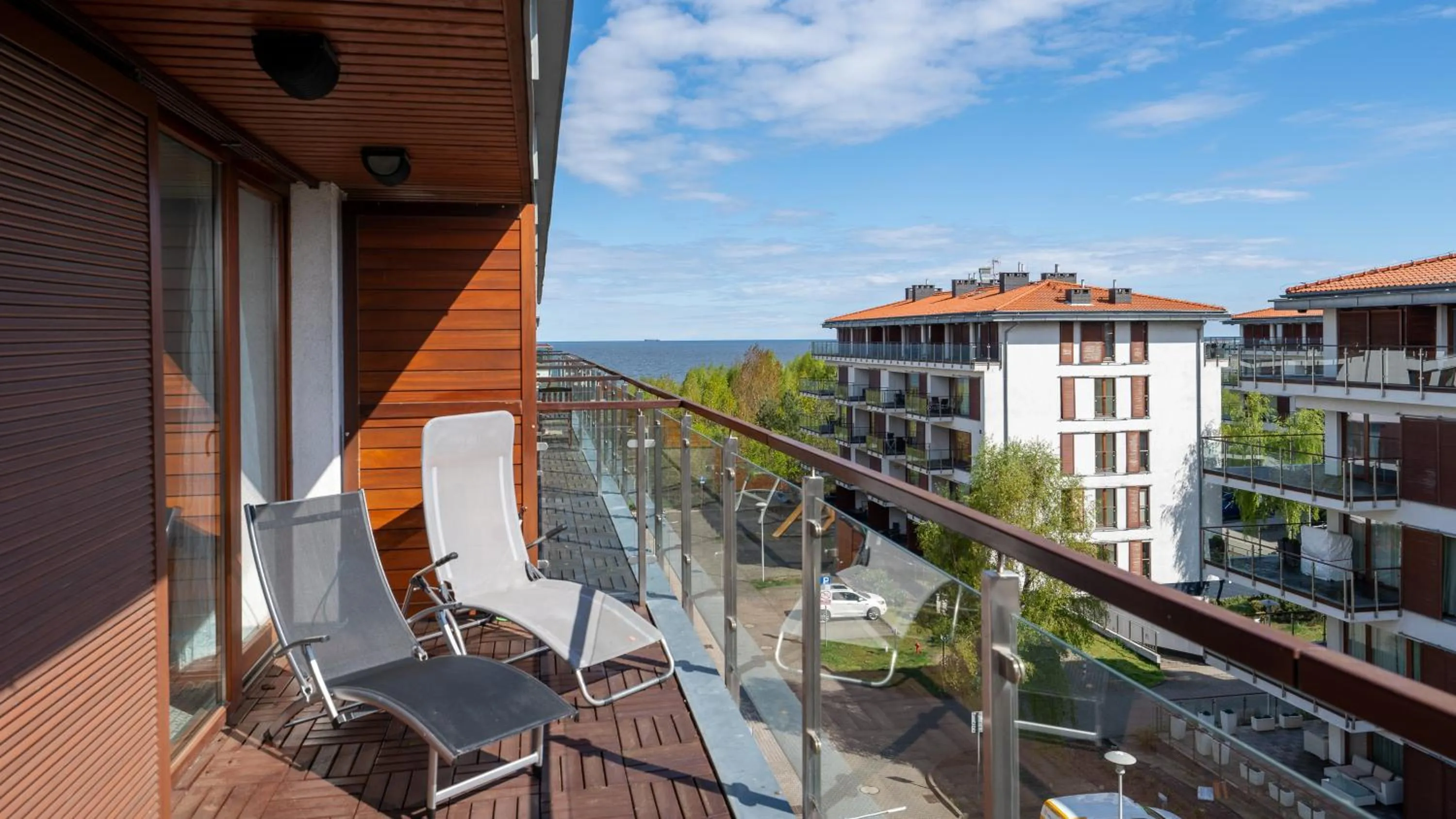 Balcony/Terrace in Plaża I, Sun & Snow
