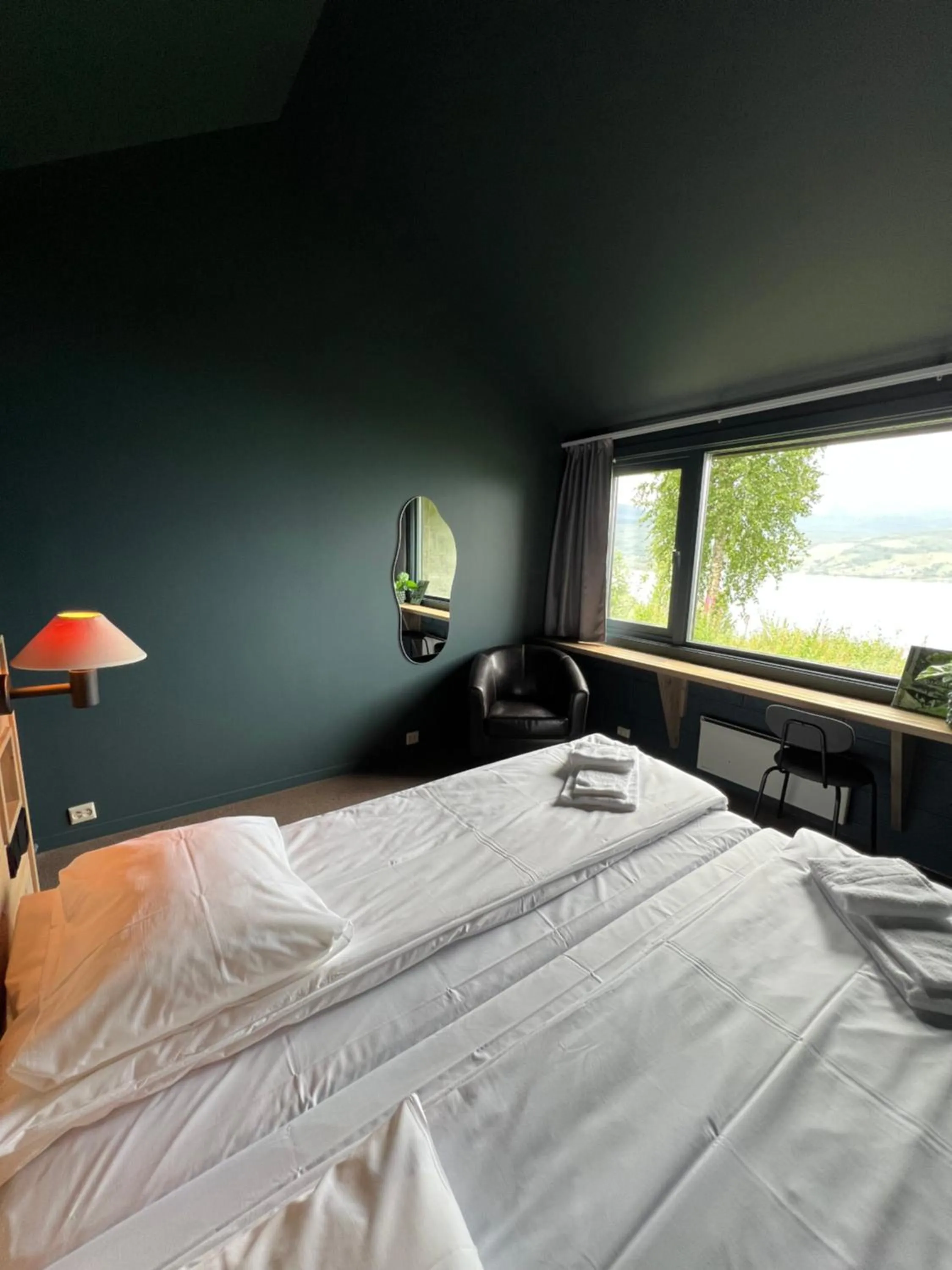 View (from property/room), Bed in Fjellkysten