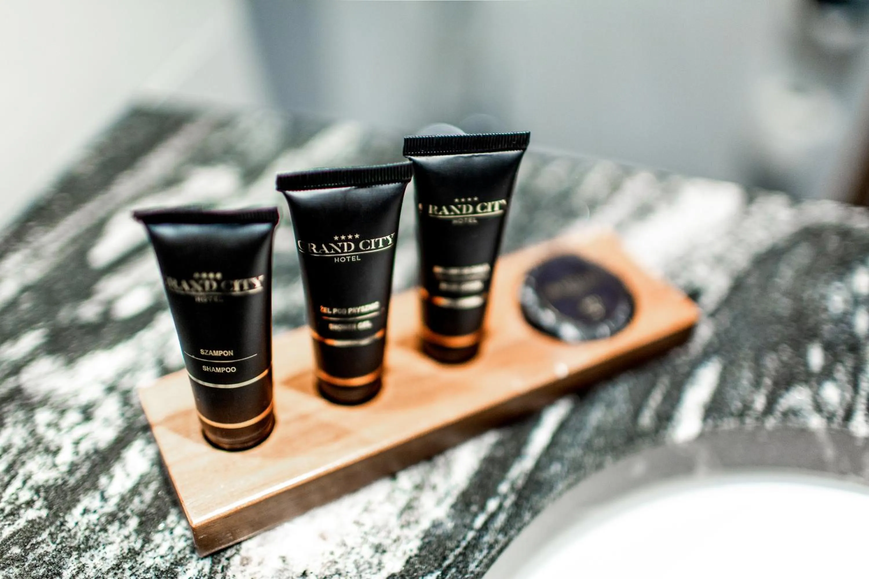 Bathroom in Hotel Grand City Wrocław