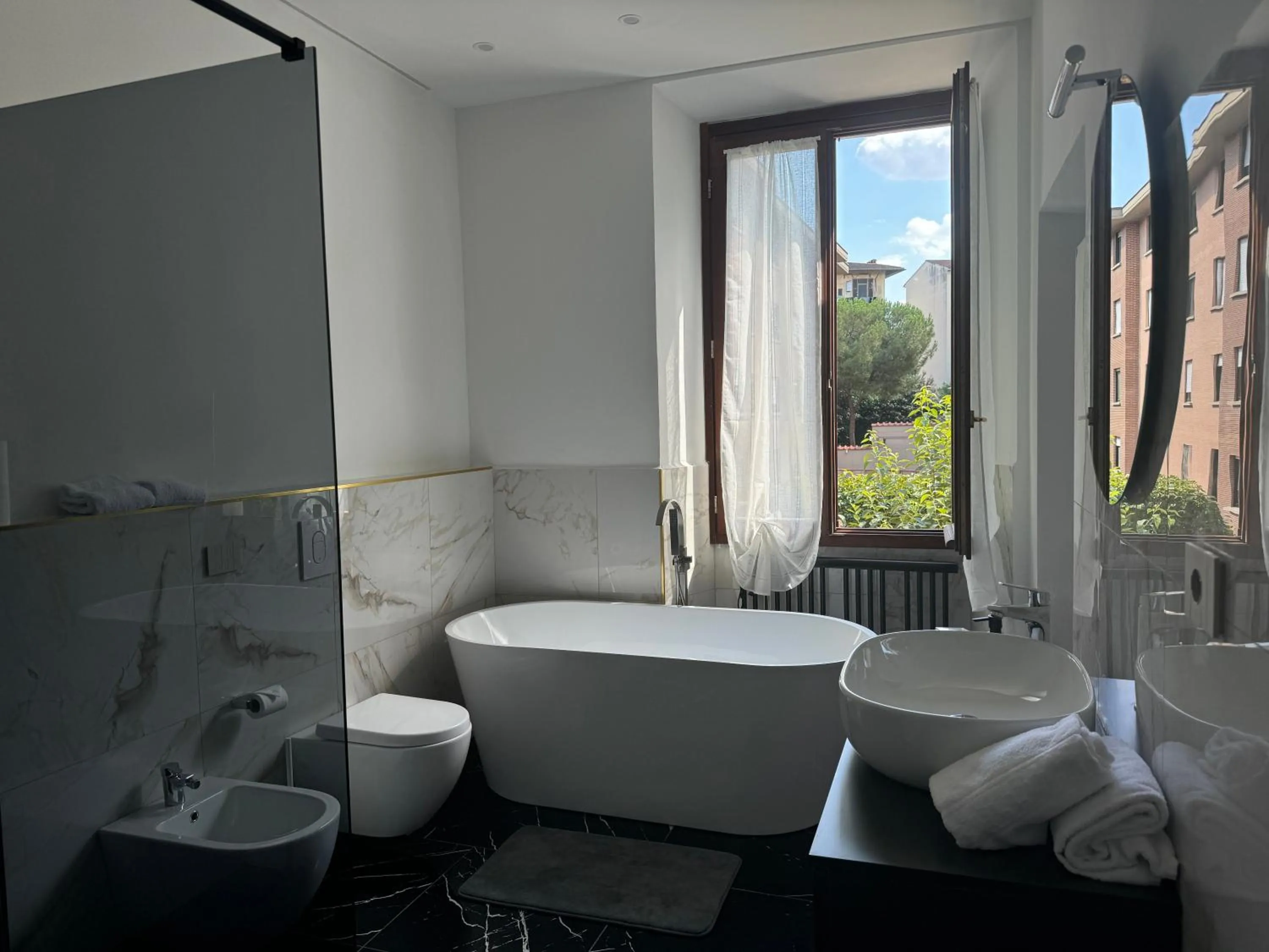 Bird's eye view in Relais Stibbert Florence