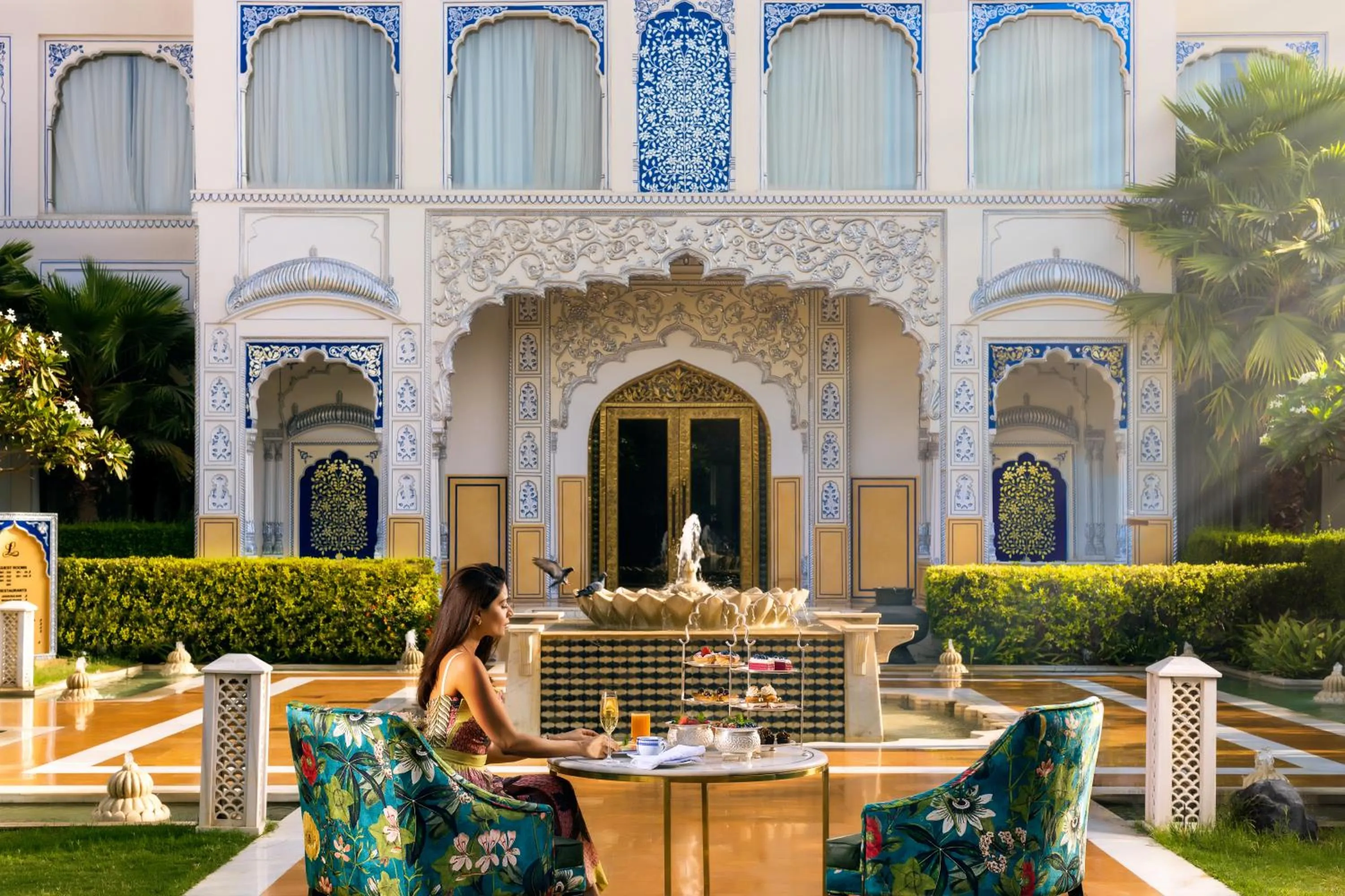Patio in The Leela Palace Jaipur
