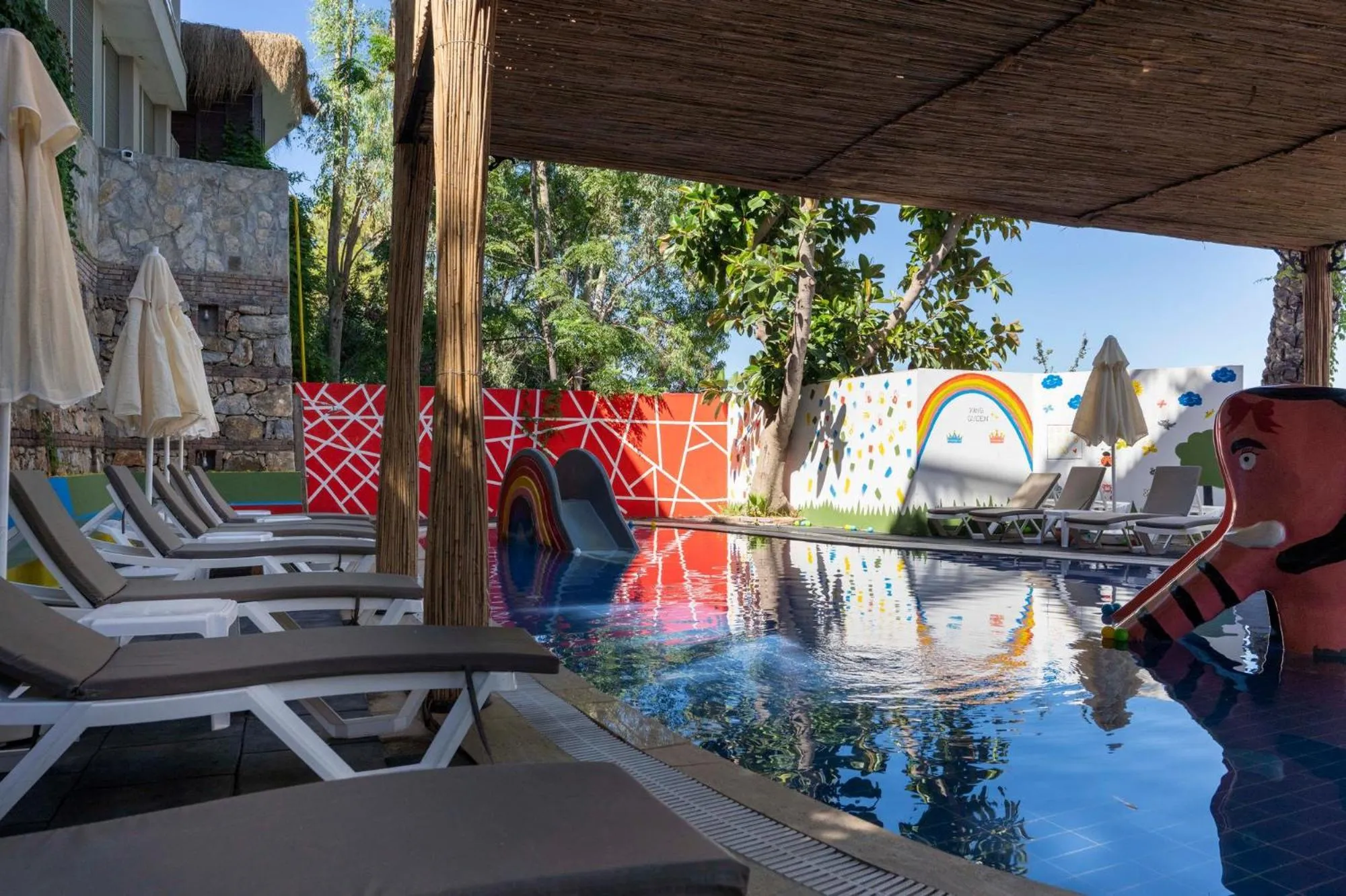 Swimming pool in Blue Dreams Resort Bodrum - Aquapark & Ultra All Inclusive