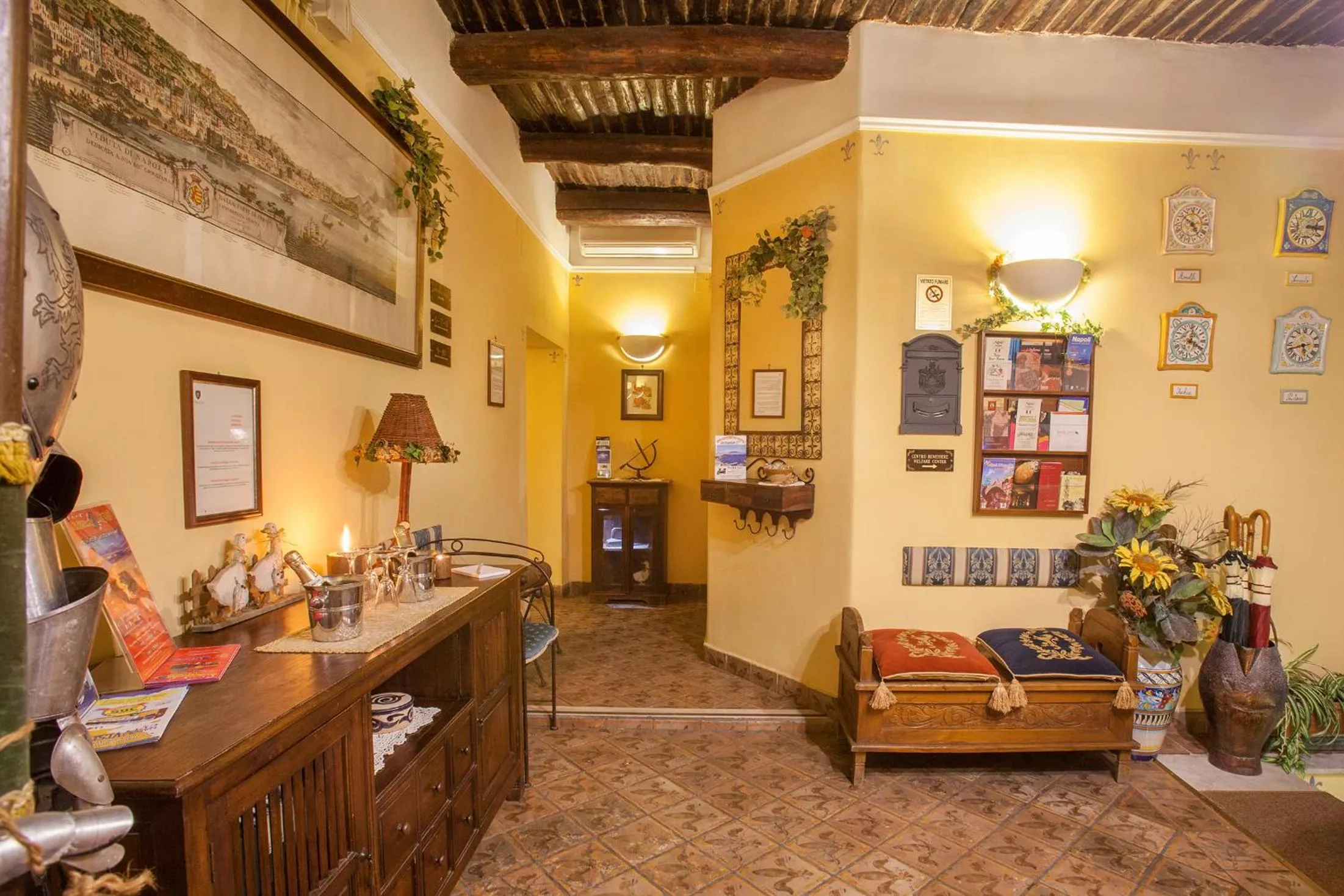 Lobby or reception in B&B L'Alloggio Dei Vassalli