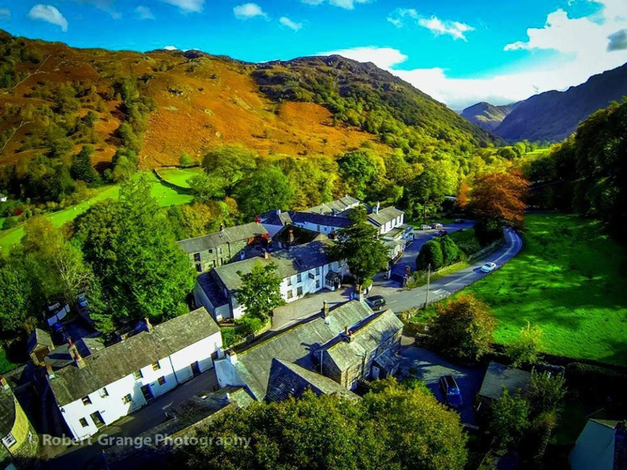 Bird's eye view in Royal Oak Hotel