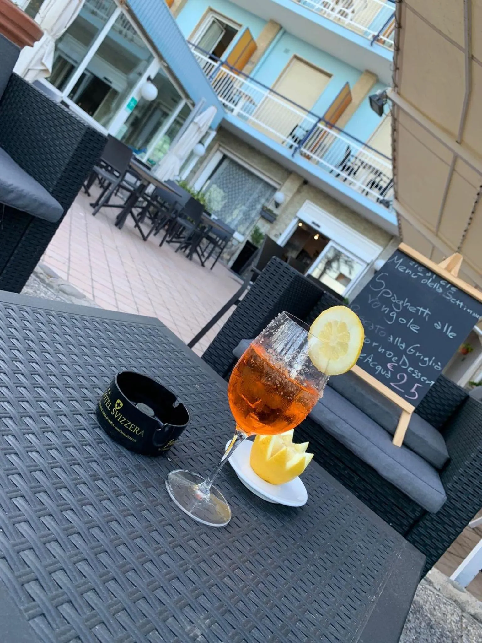 Garden in Hotel Svizzera