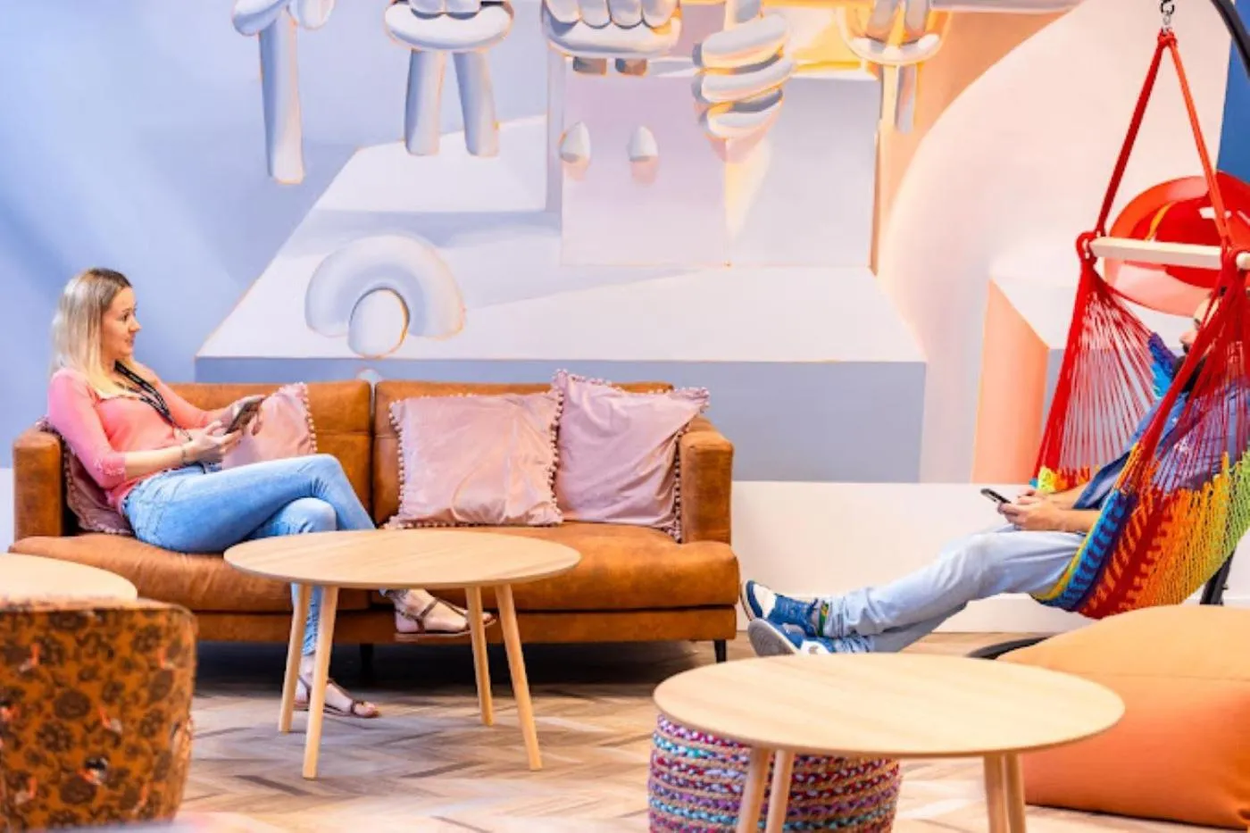 Seating area in The People Le Havre