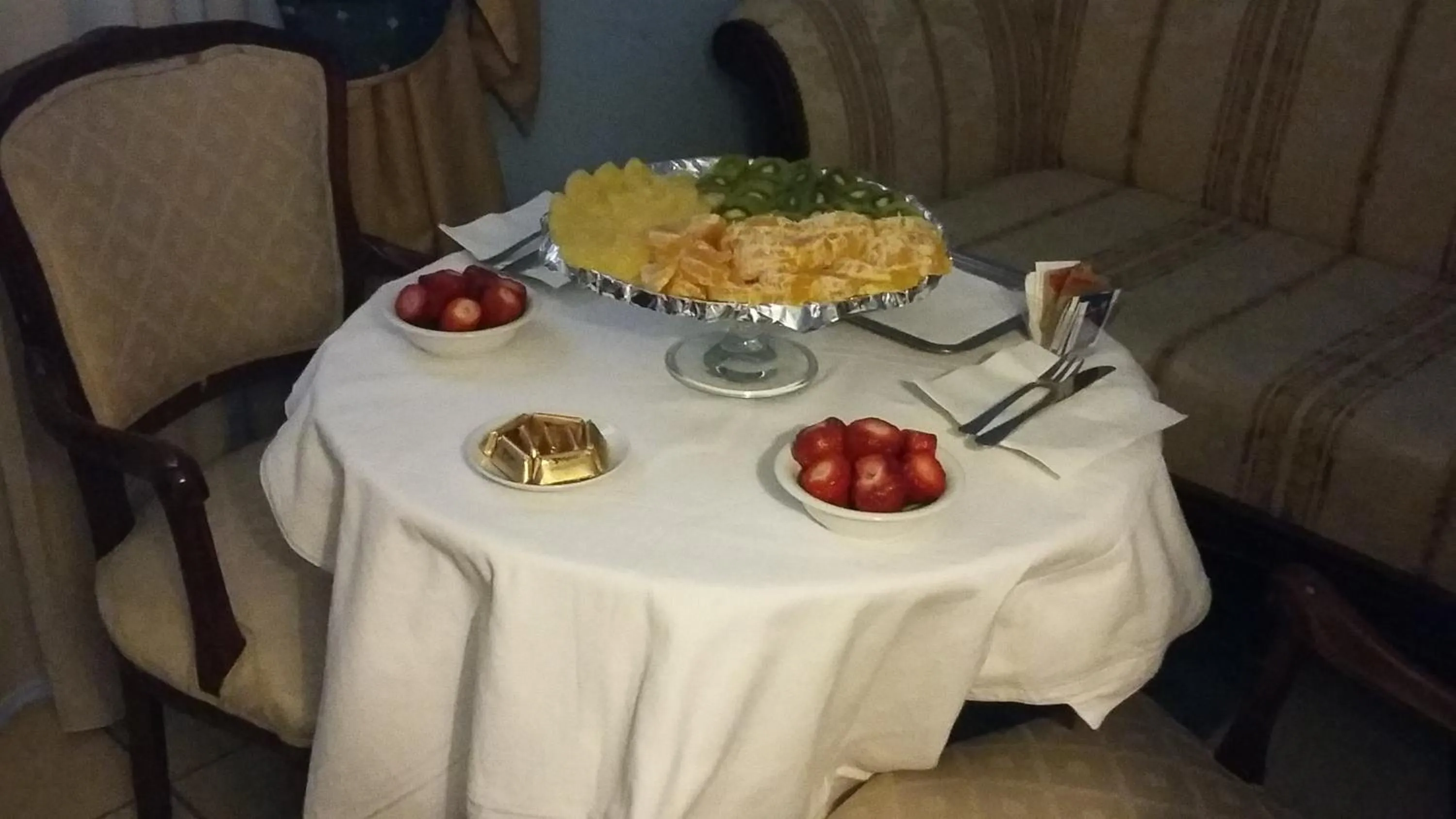 Seating area in Hotel Malaga