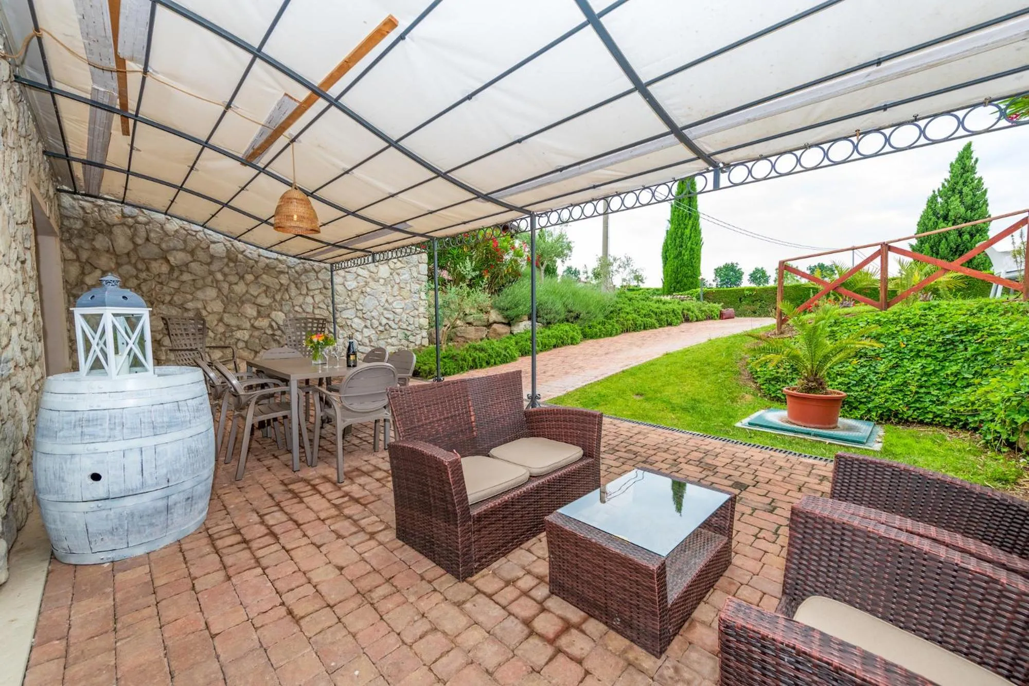 Patio in Bertoletta Village Apartments