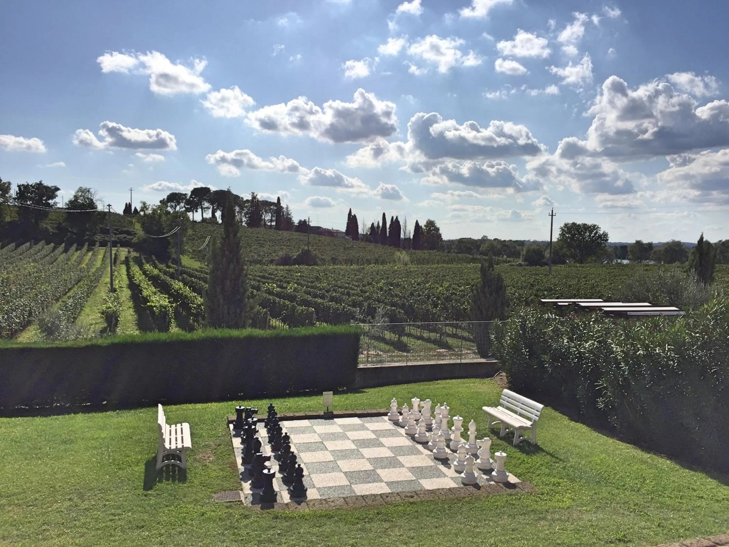 Garden view in Bertoletta Village Apartments