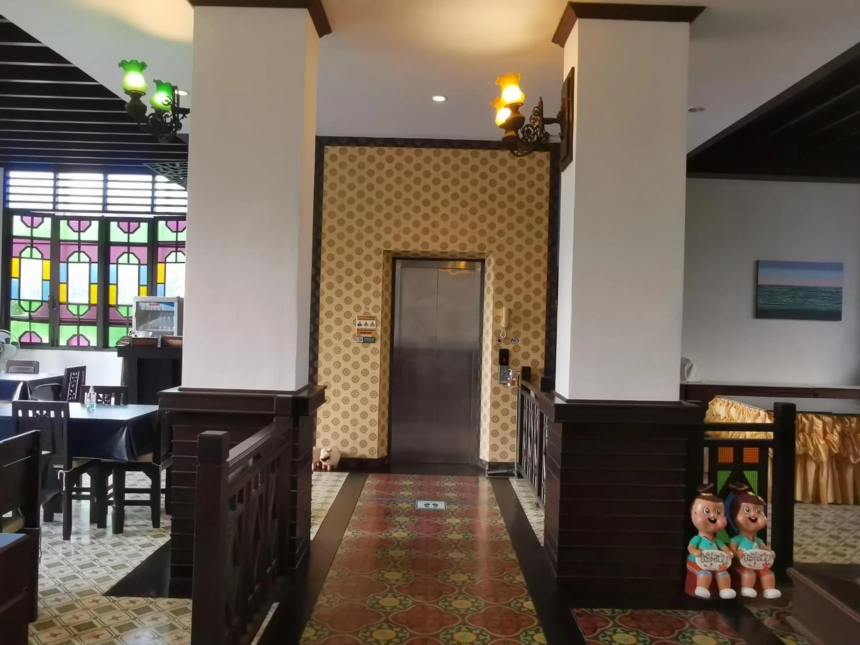 Text overlay in Dee Andaman Hotel