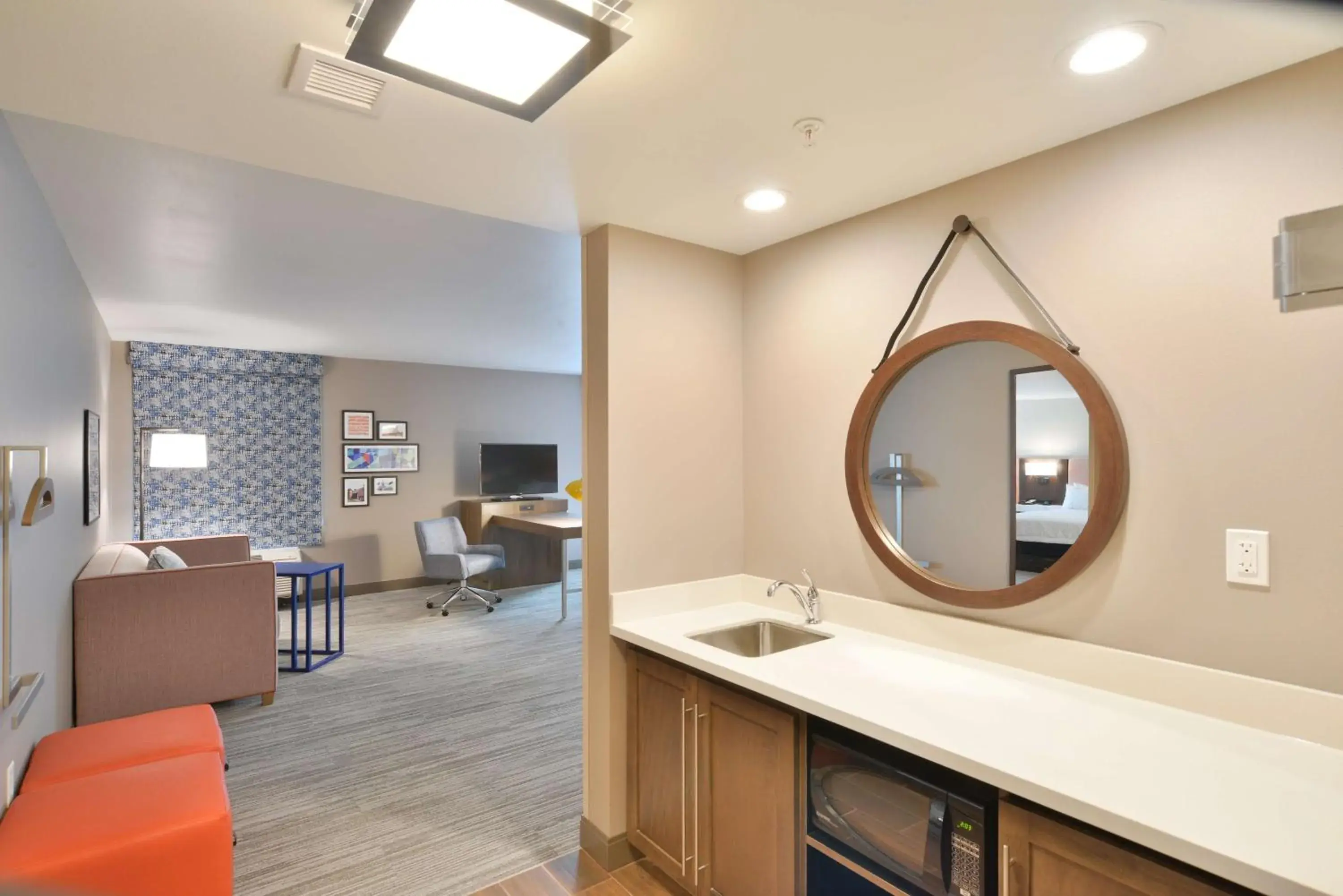 Queen Studio Suite with Two Queen Beds - Non-Smoking in Hampton Inn & Suites Menomonie-UW Stout Queen Studio Suite with Two Queen Beds - Non-Smoking in Hampton Inn & Suites Menomonie-UW Stout