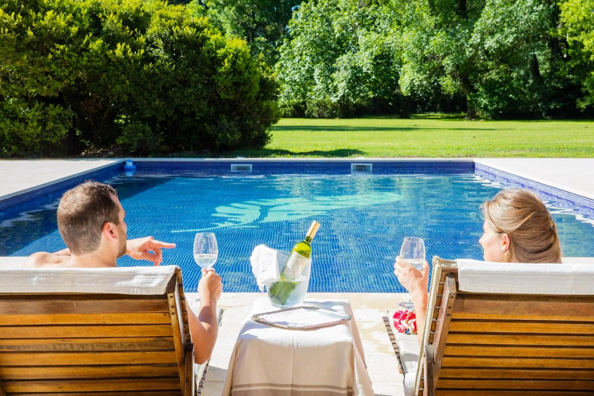Swimming pool in Estancia La Bandada