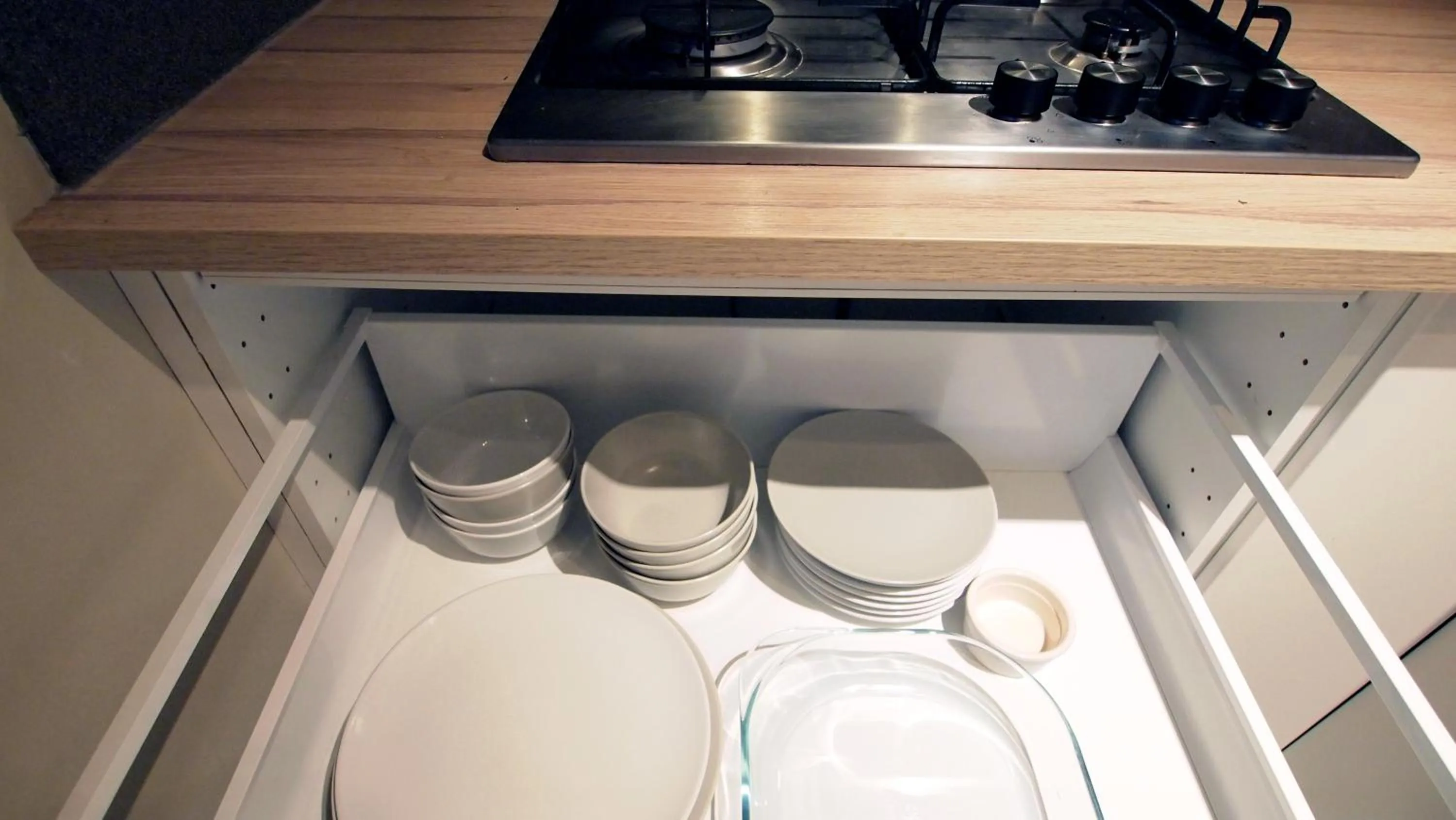 Kitchen or kitchenette in Amsterdam Farm Lodge