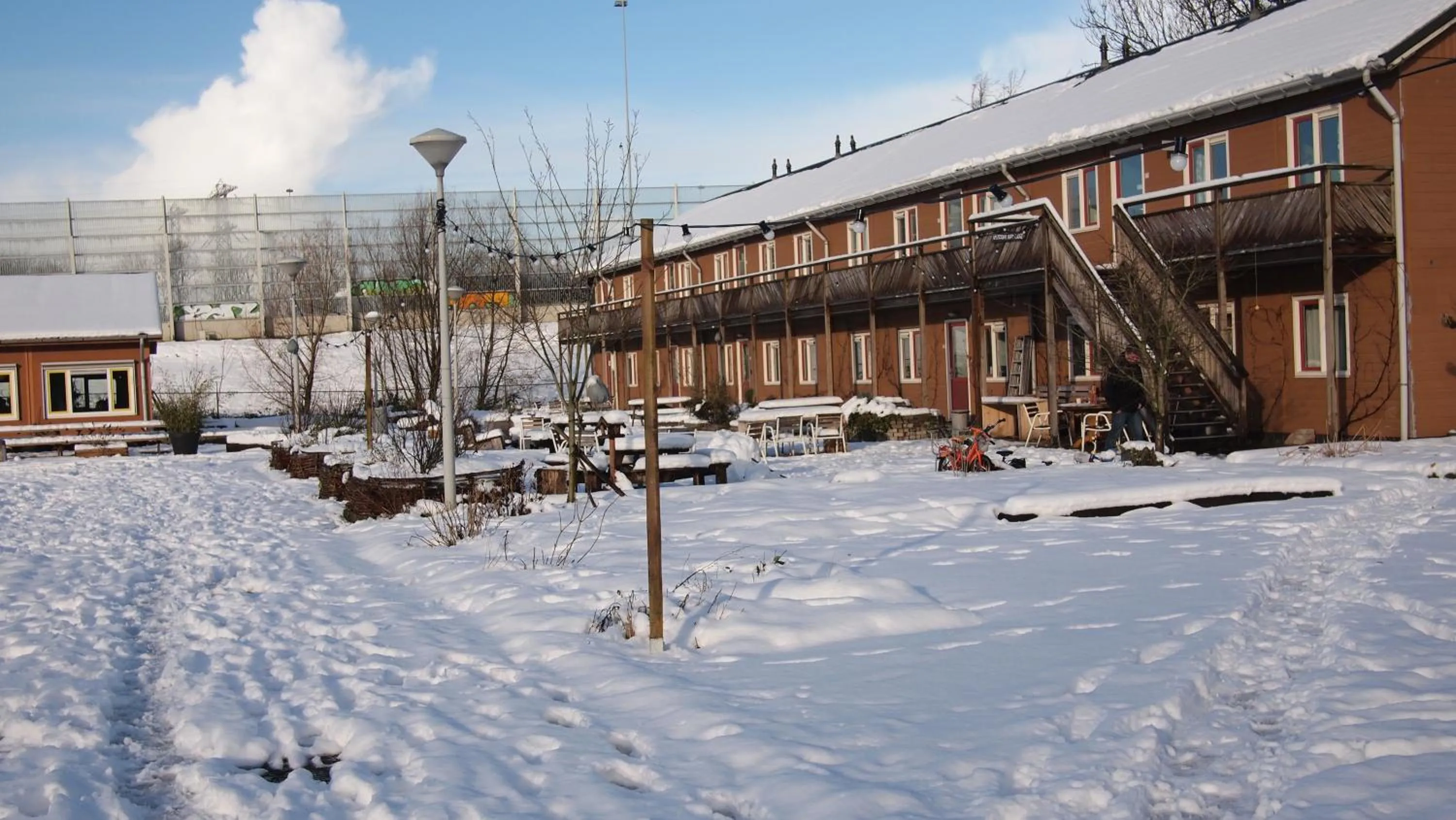 Facade/entrance in Amsterdam Farm Lodge