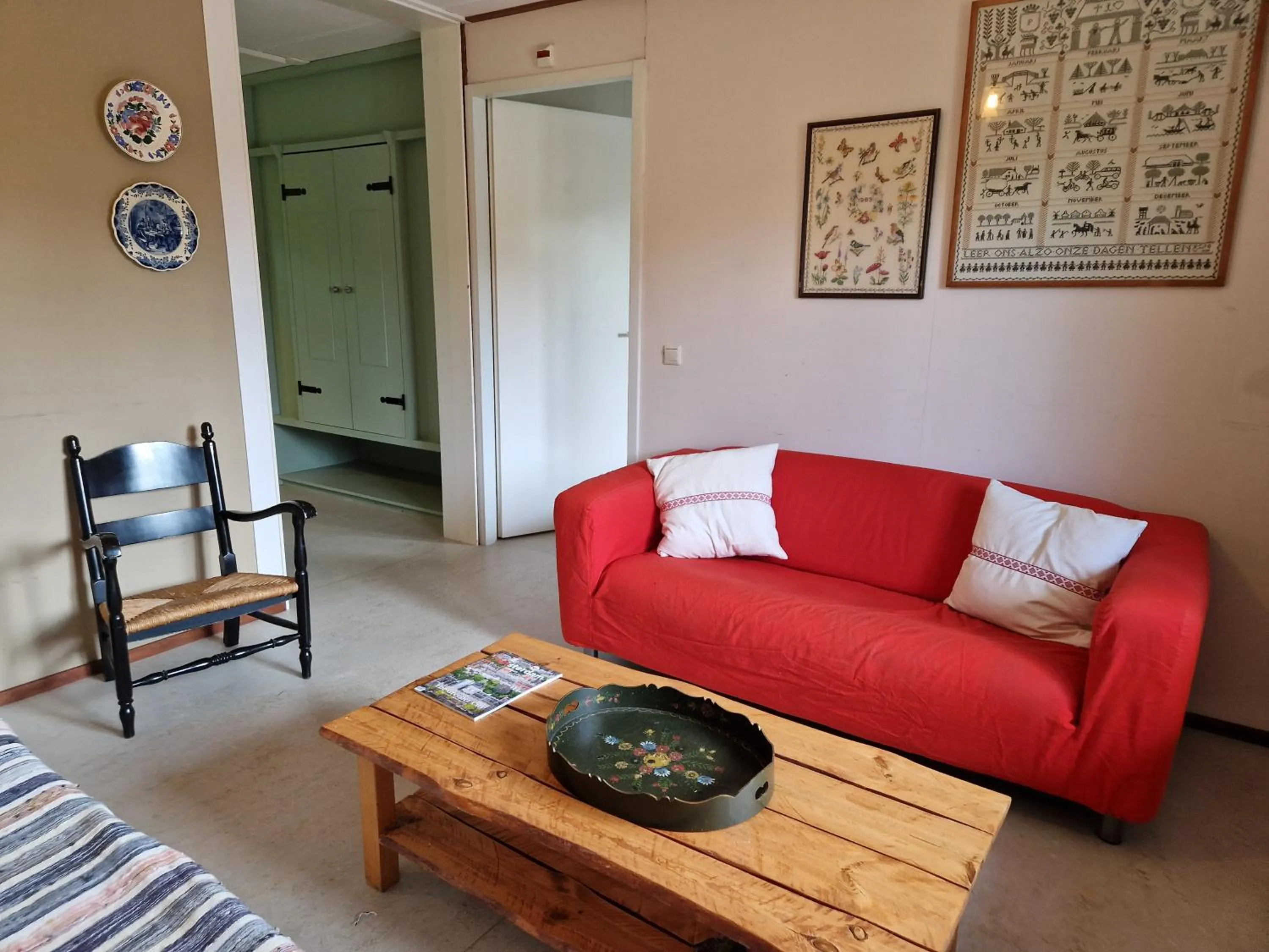 Living room in Amsterdam Farm Lodge