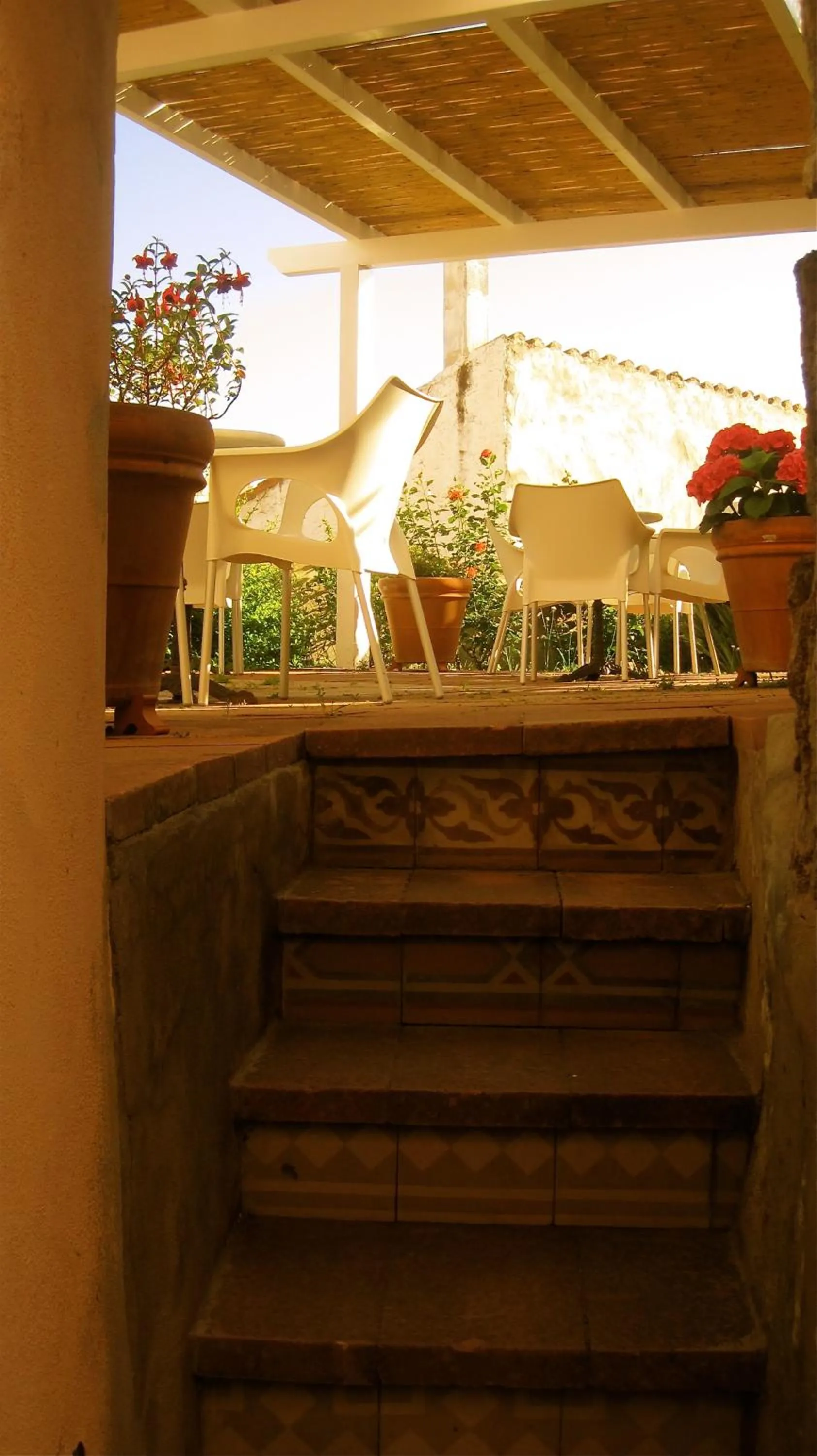 Seating area in Hotel Villa Pimpina