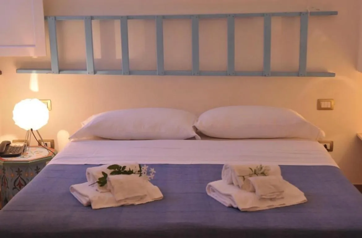 Bed in Hotel Villa Pimpina