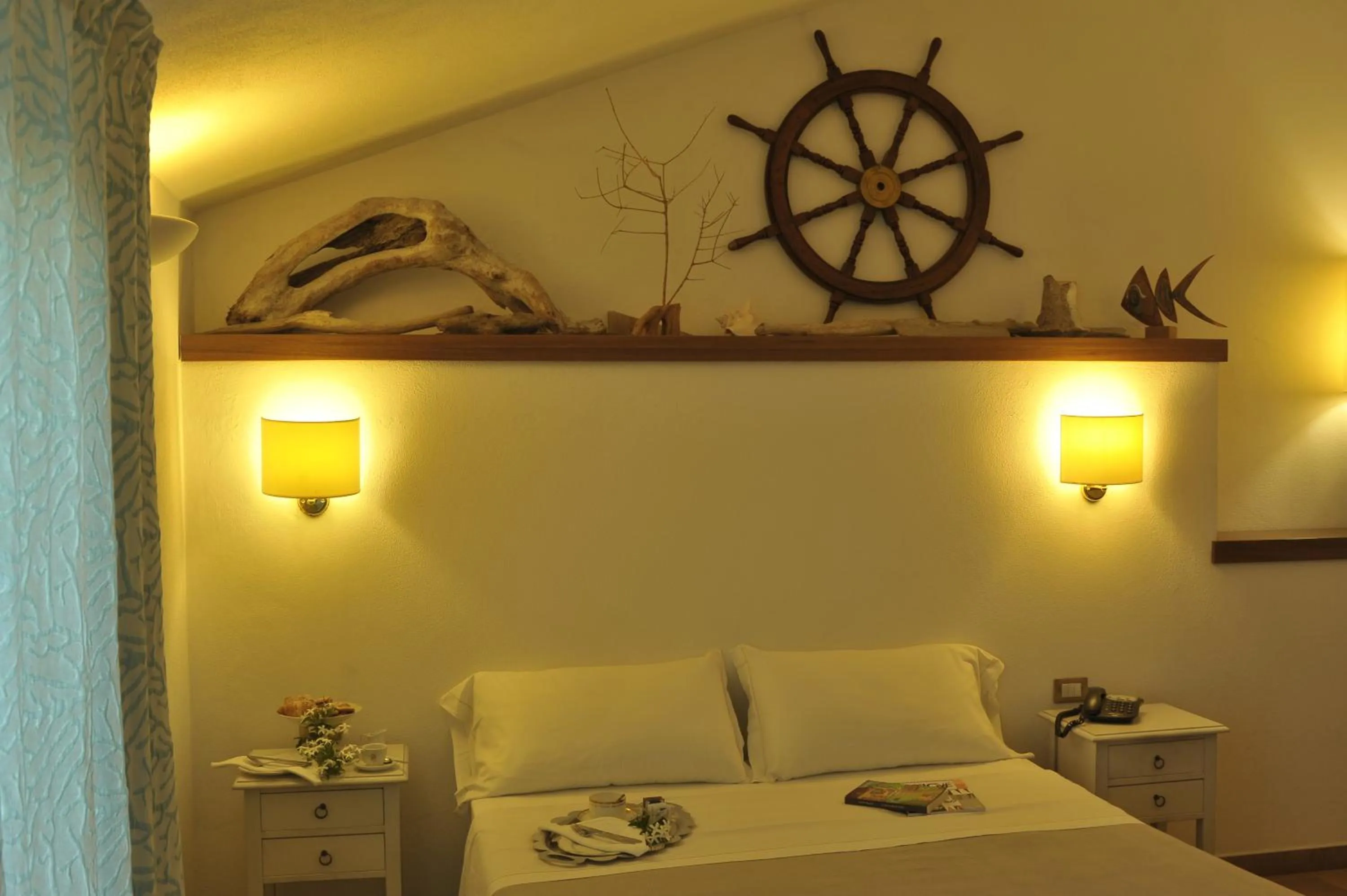 Bed in Hotel Villa Pimpina