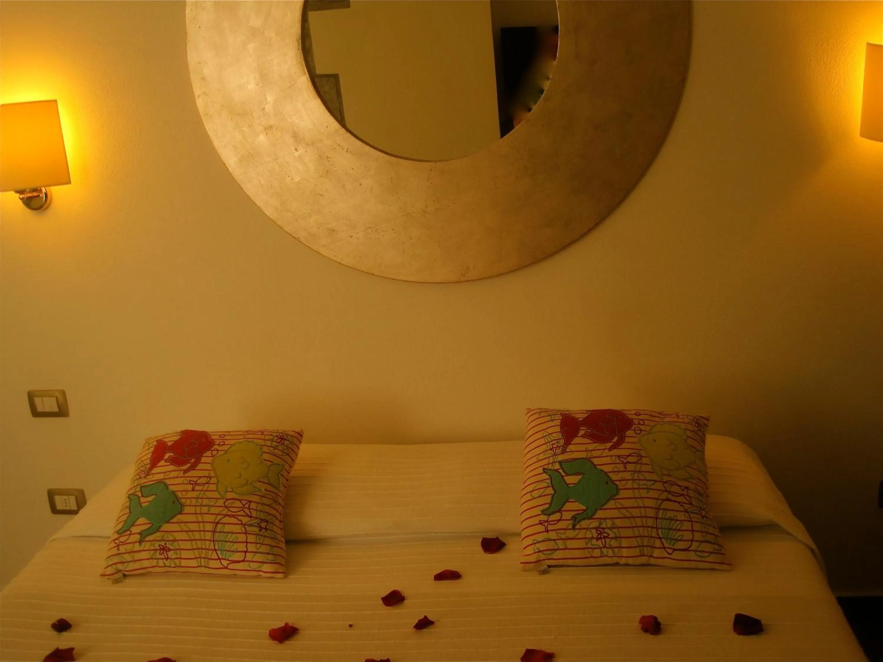 Bed in Hotel Villa Pimpina