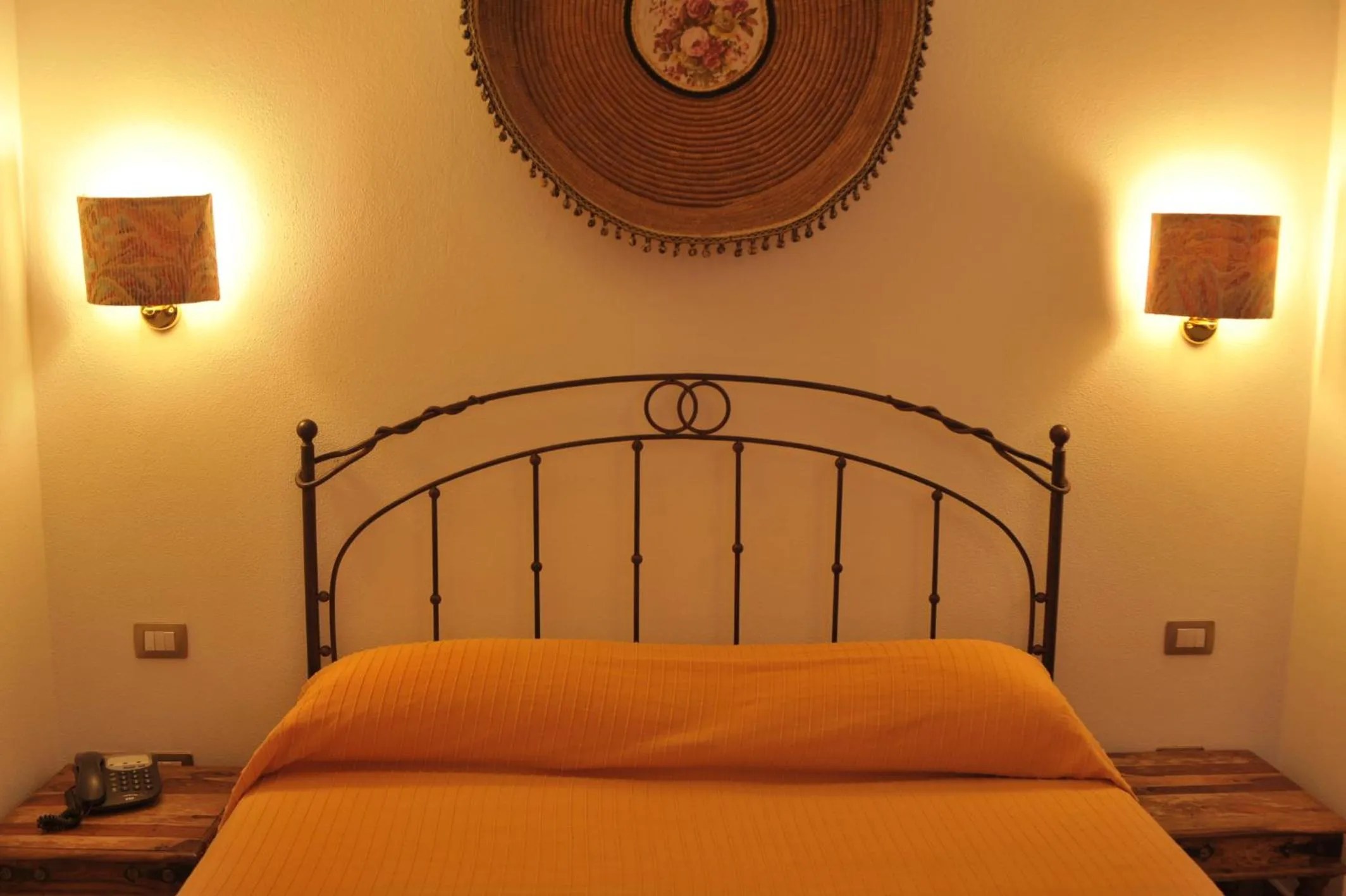 Bed in Hotel Villa Pimpina
