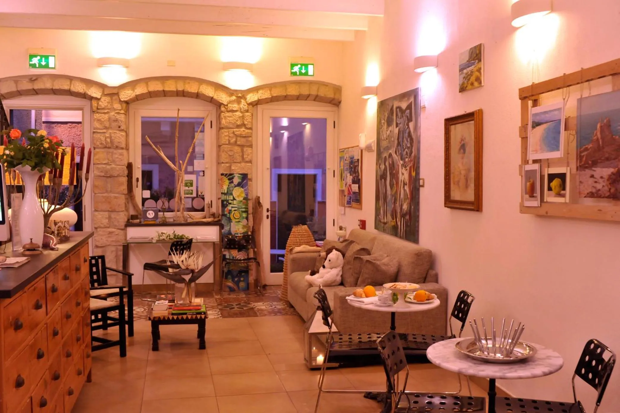 Living room in Hotel Villa Pimpina