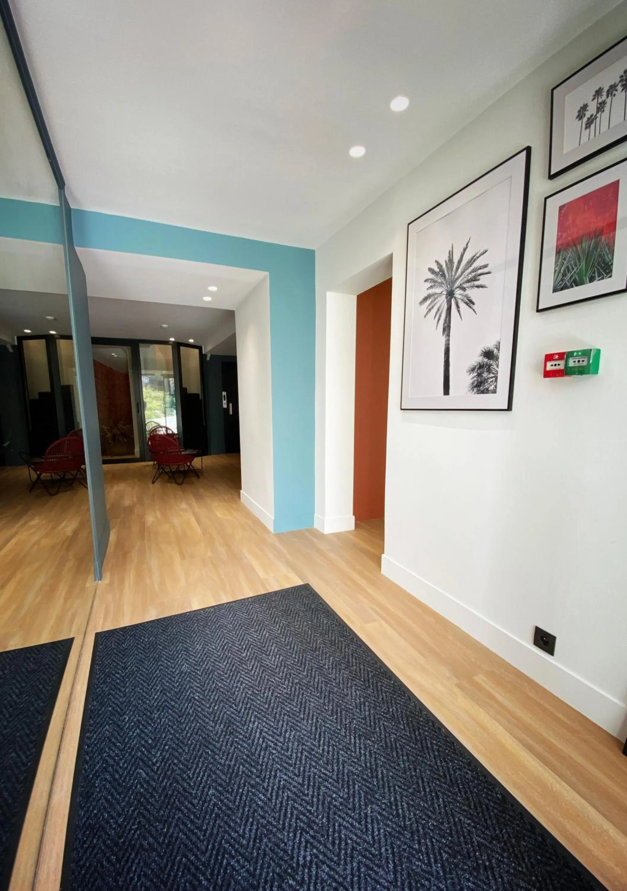 Lobby or reception in Hotel Molière