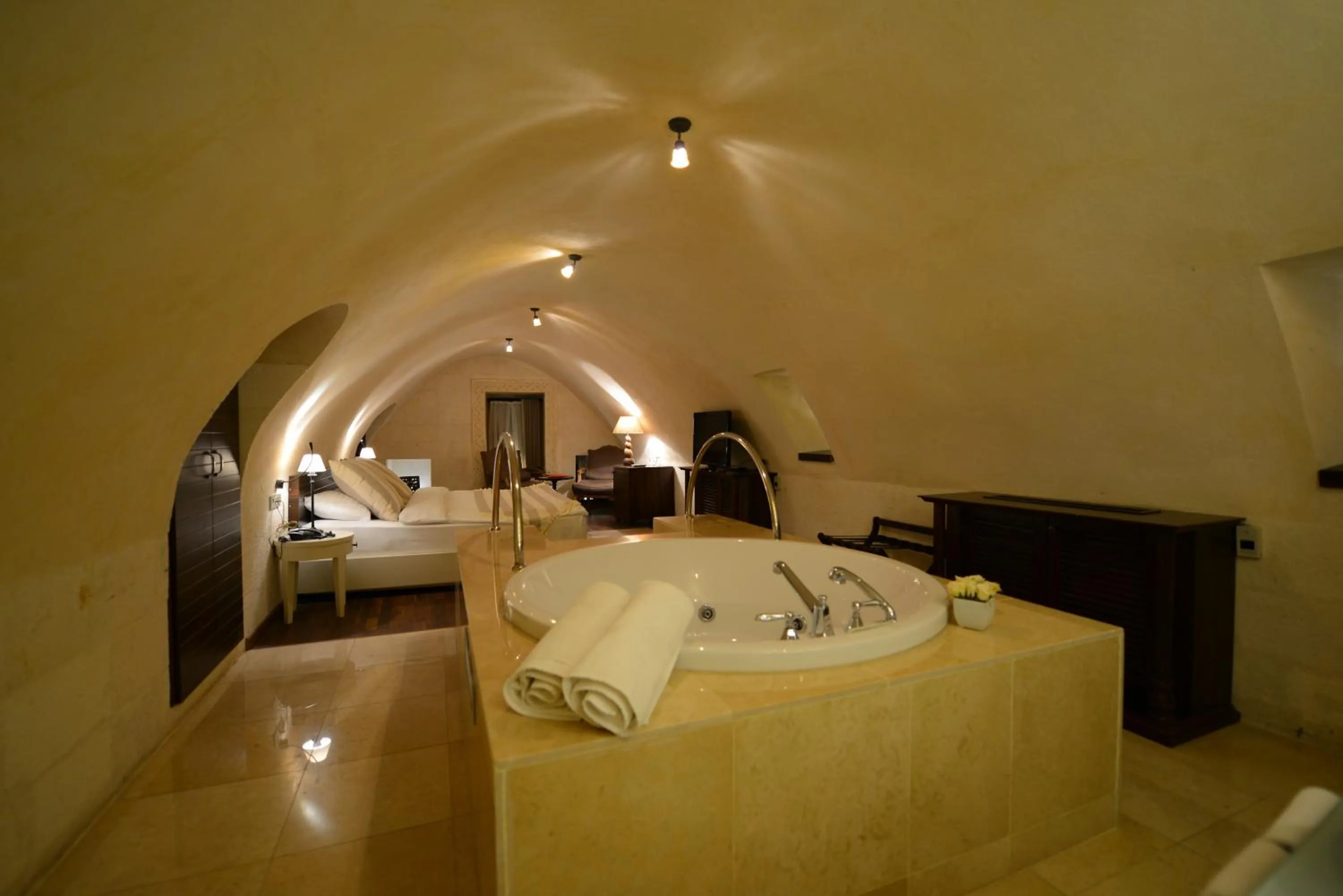 Bed in Shmayaa Hotel