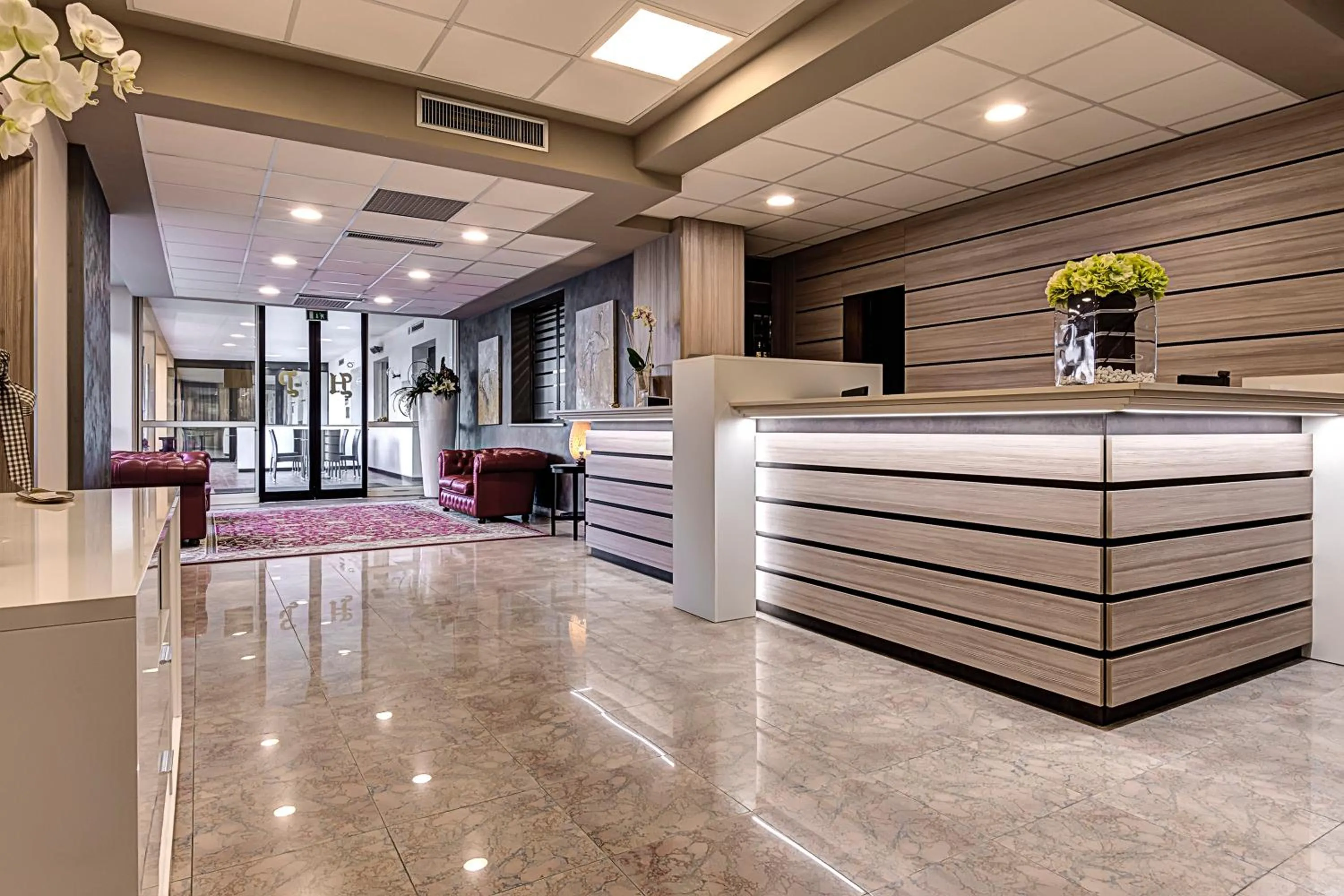 Lobby or reception in Albergo Papillon