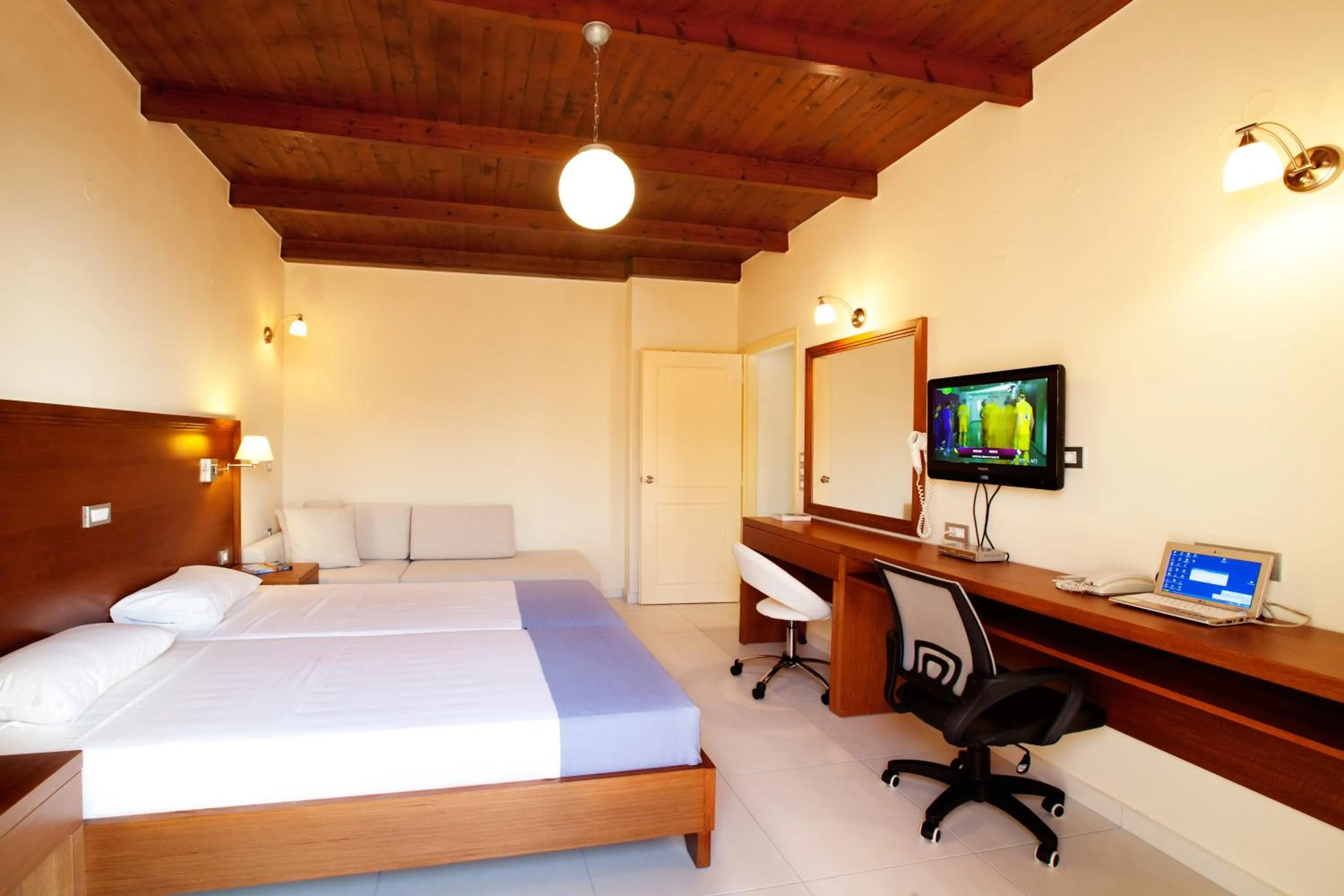 Bedroom, Bed in Giorgi's Blue Apartments