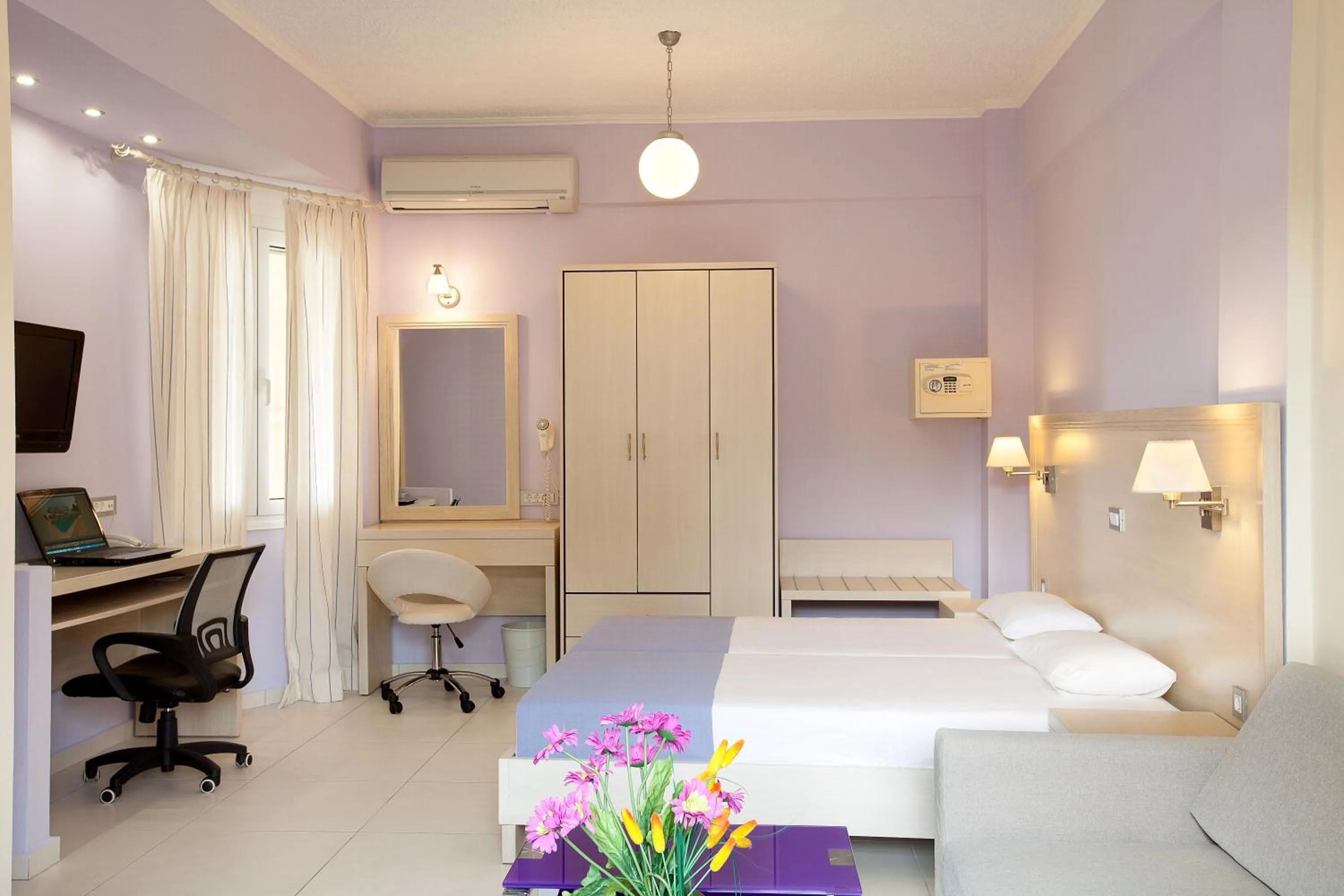 Bedroom, Bed in Giorgi's Blue Apartments