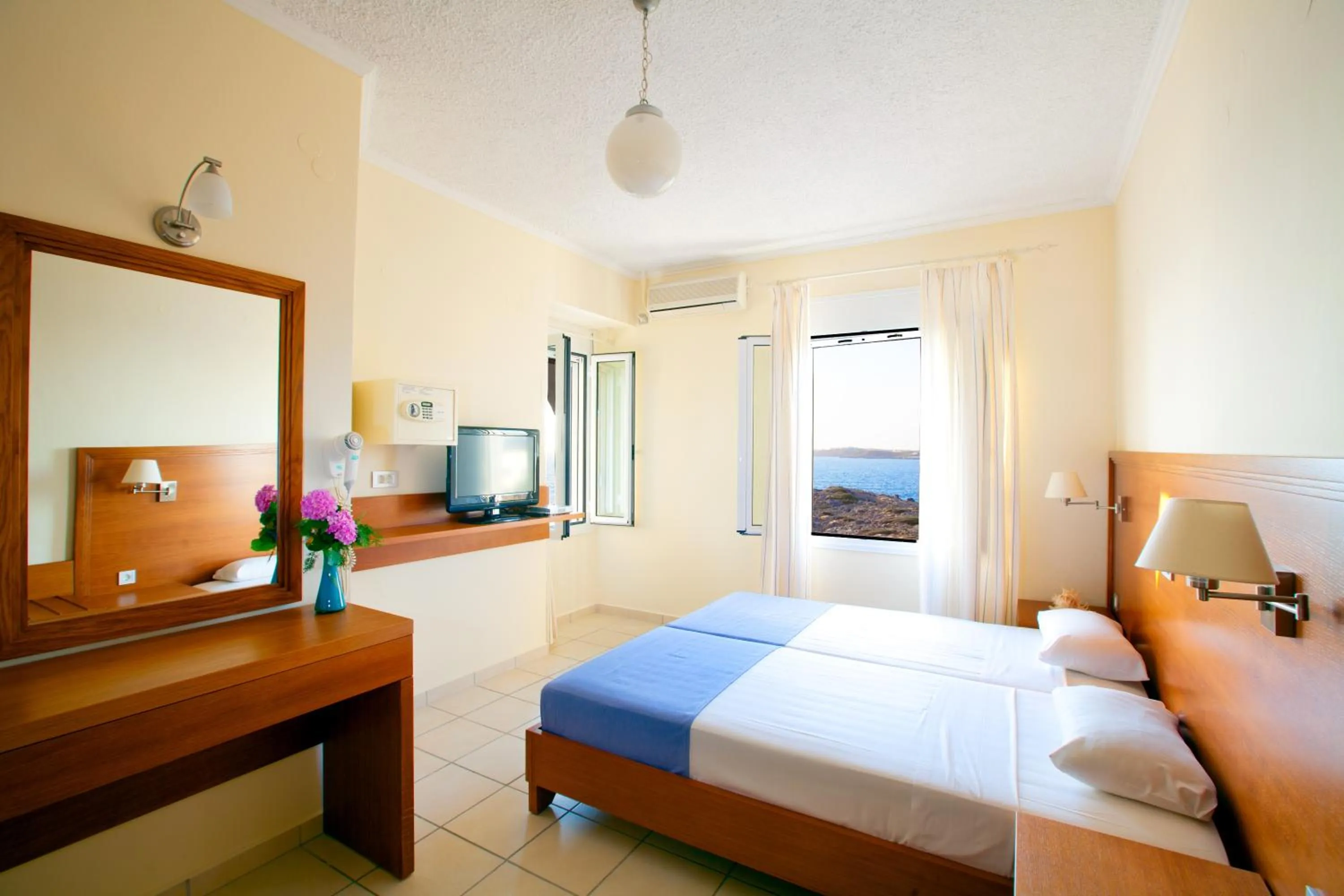 Bedroom, Bed in Giorgi's Blue Apartments