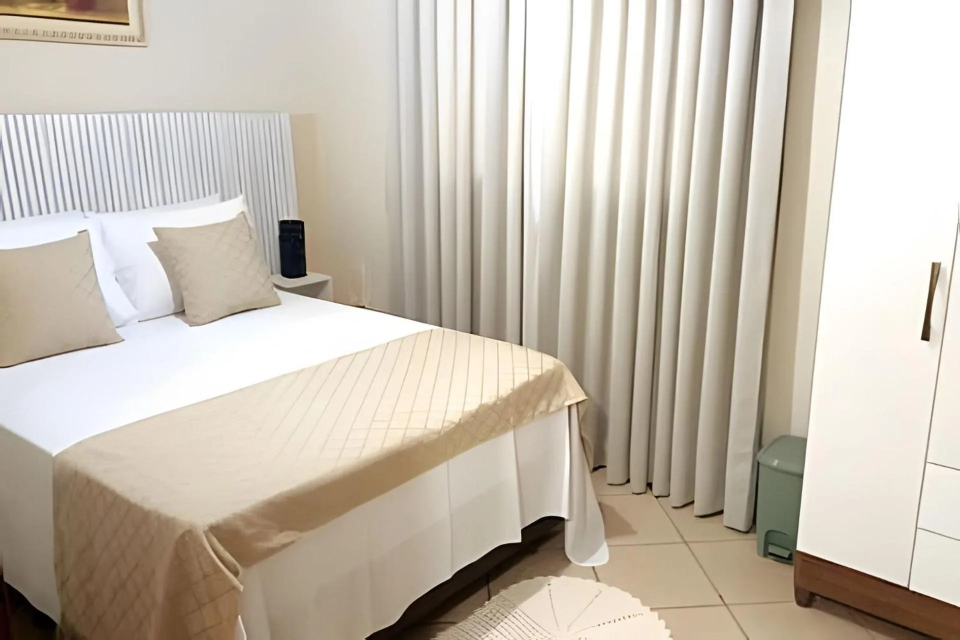 Bed in Pousada Estrela Mares