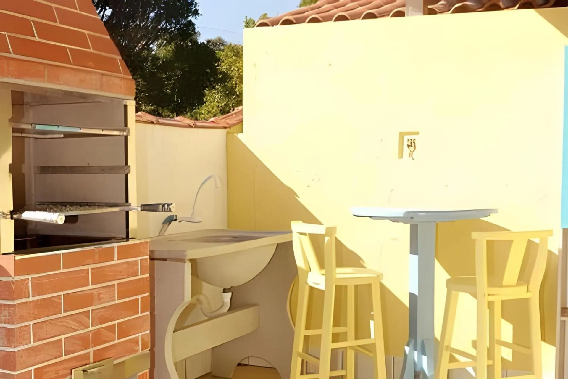Balcony/Terrace in Pousada Estrela Mares
