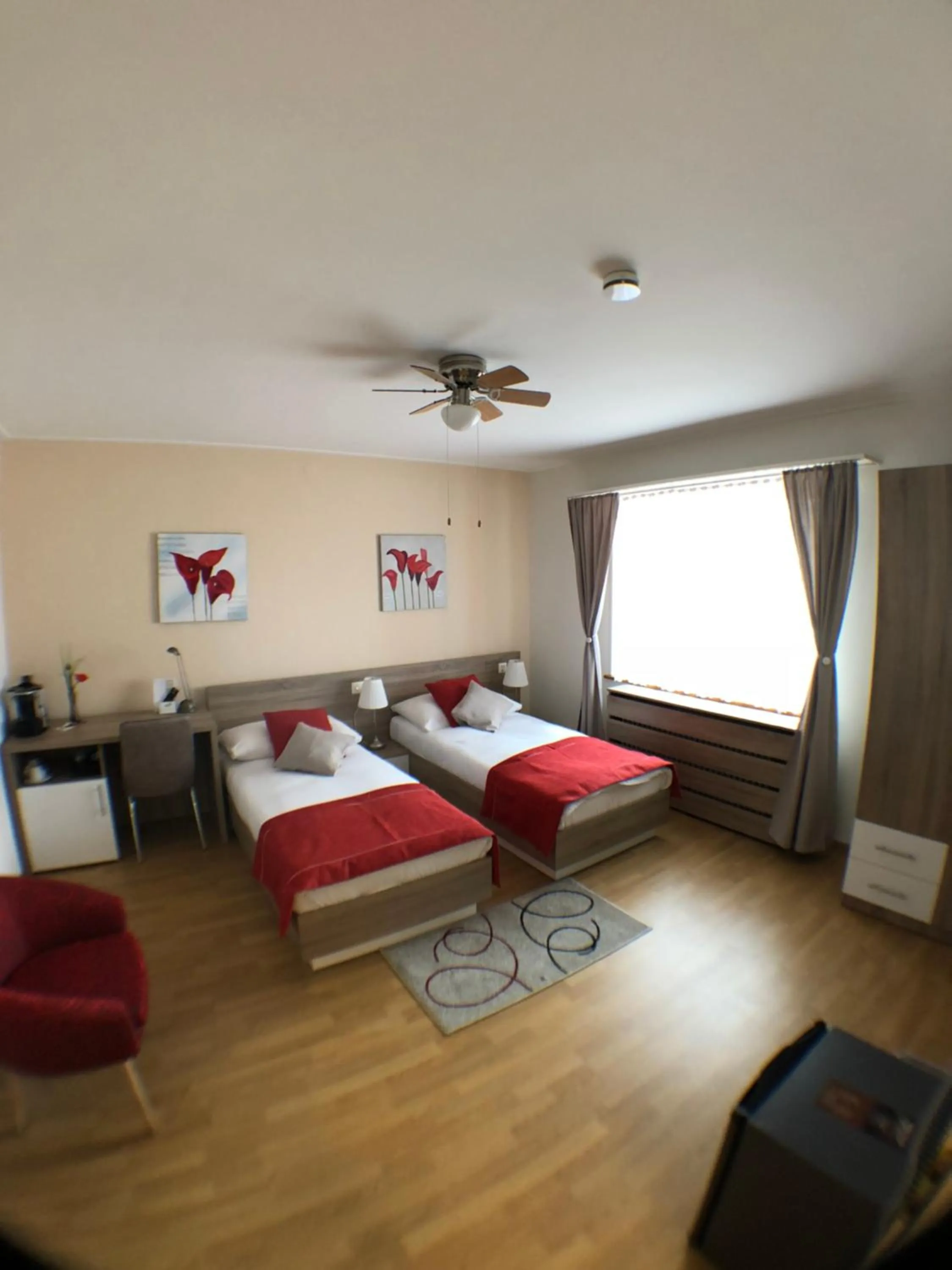 View (from property/room), Bed in Gasthof zur Saline