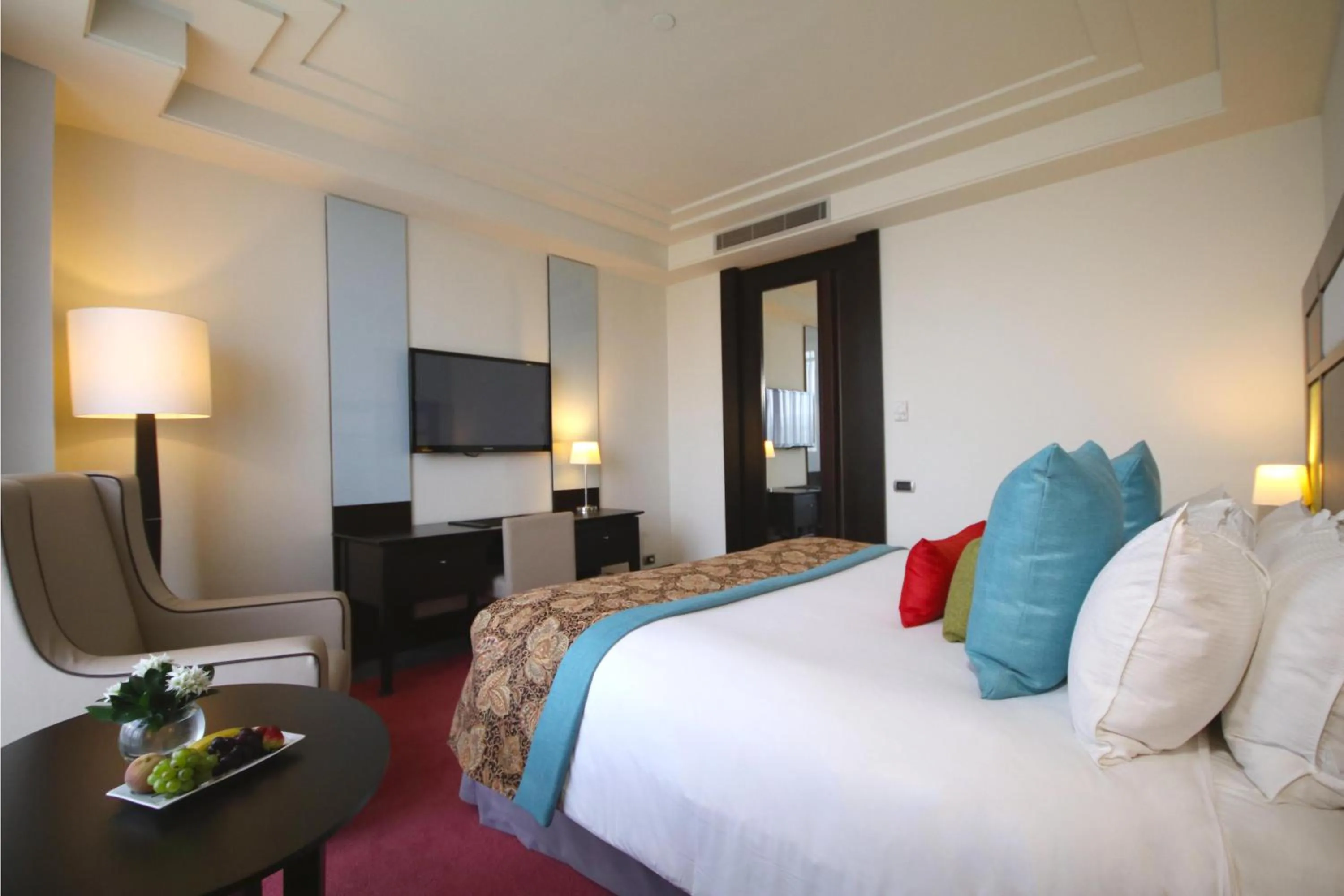 Bedroom, Bed in Hesperia WTC Valencia