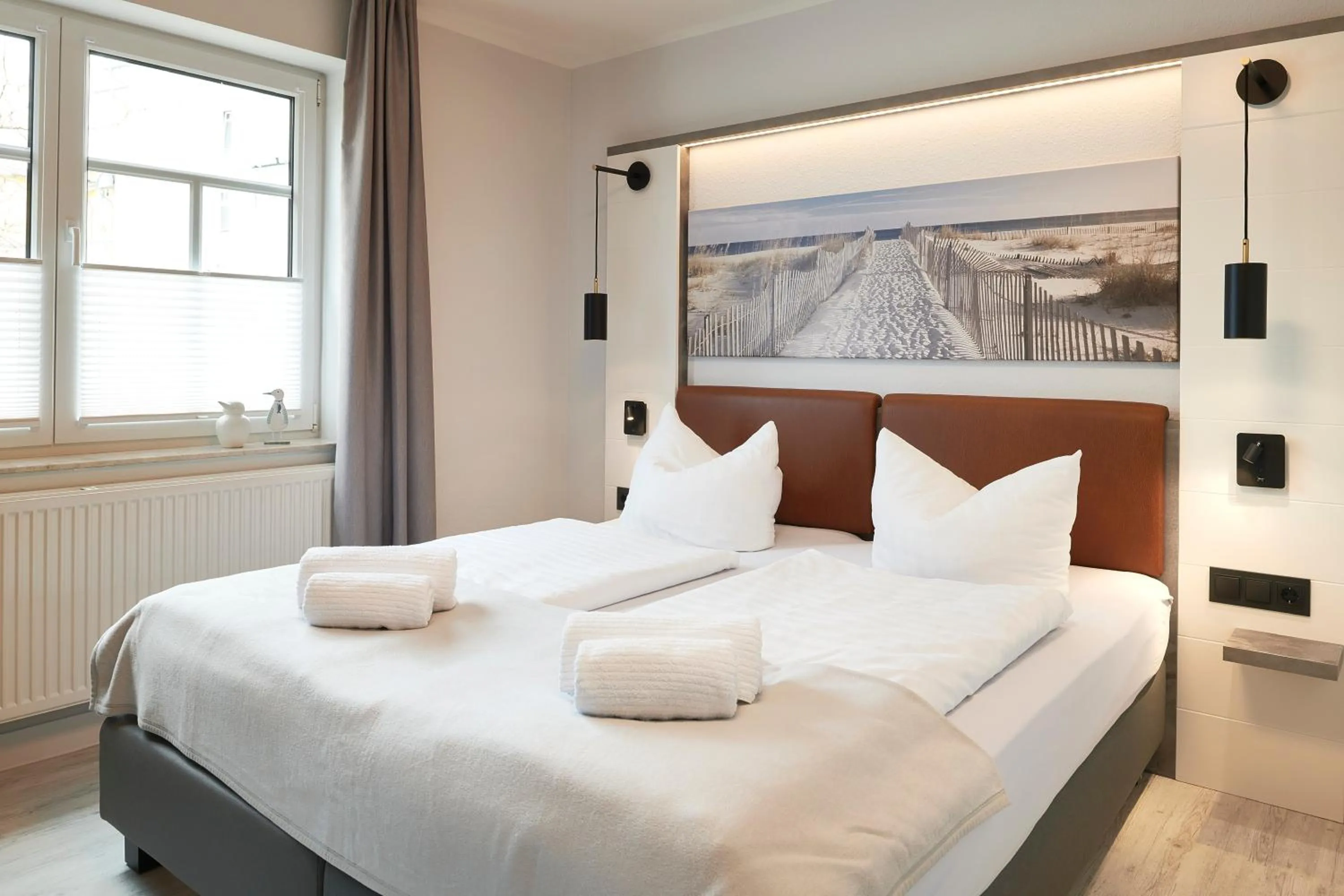 Photo of the whole room, Bed in Hotel Glückauf 1908