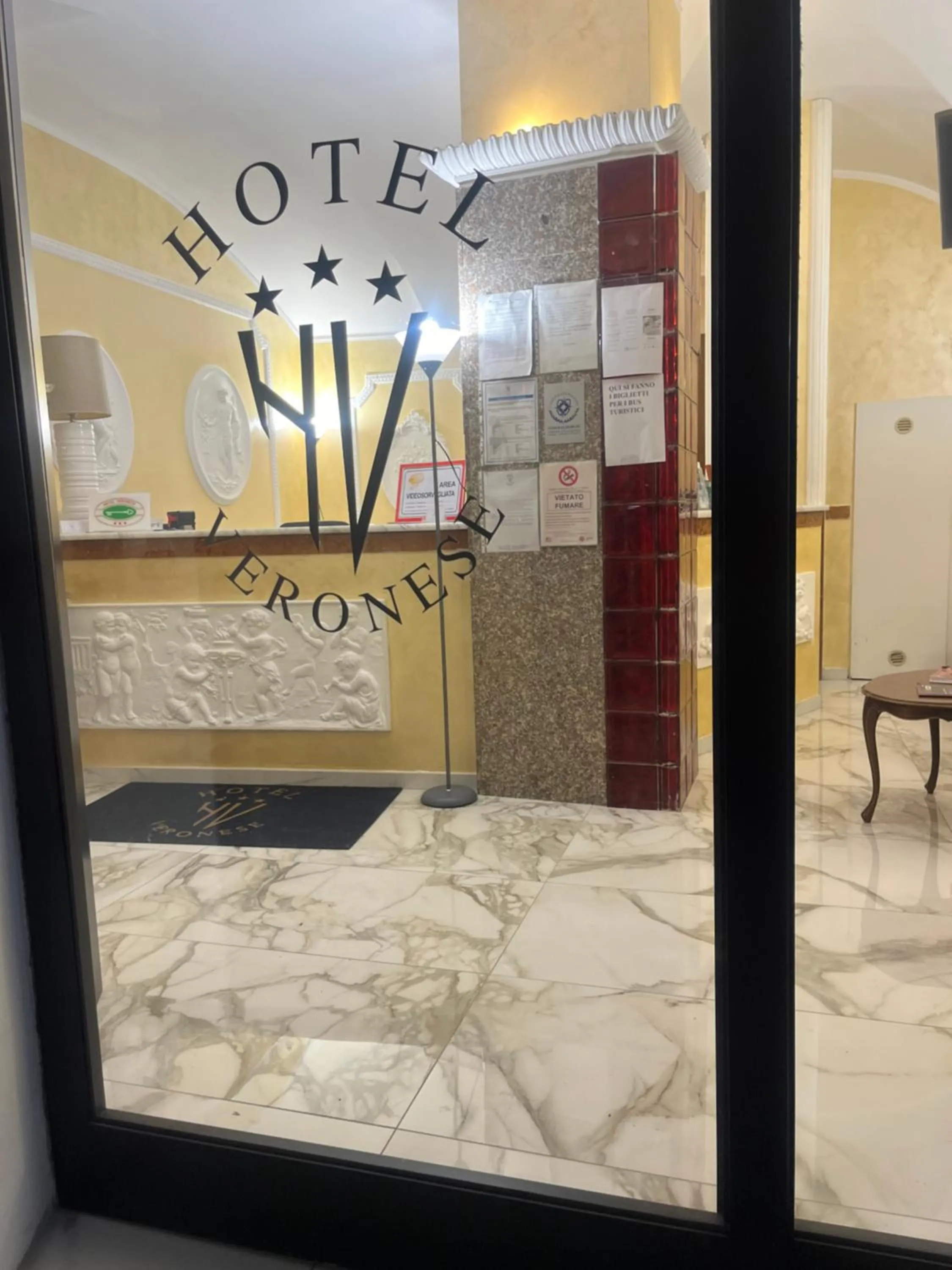Lobby or reception in Hotel Veronese