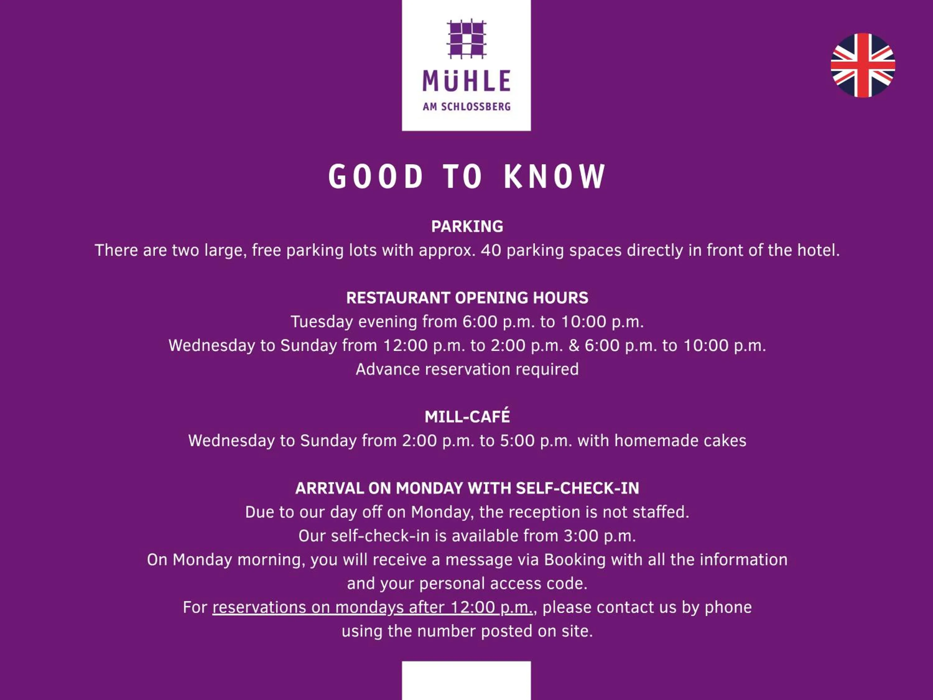 Lobby or reception in Mühle am Schlossberg