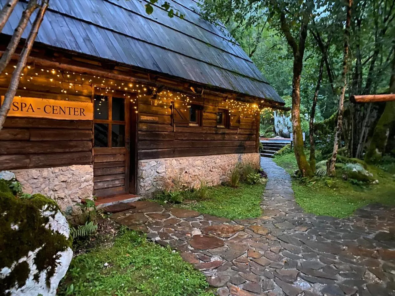 Property building in Pristava Lepena Village