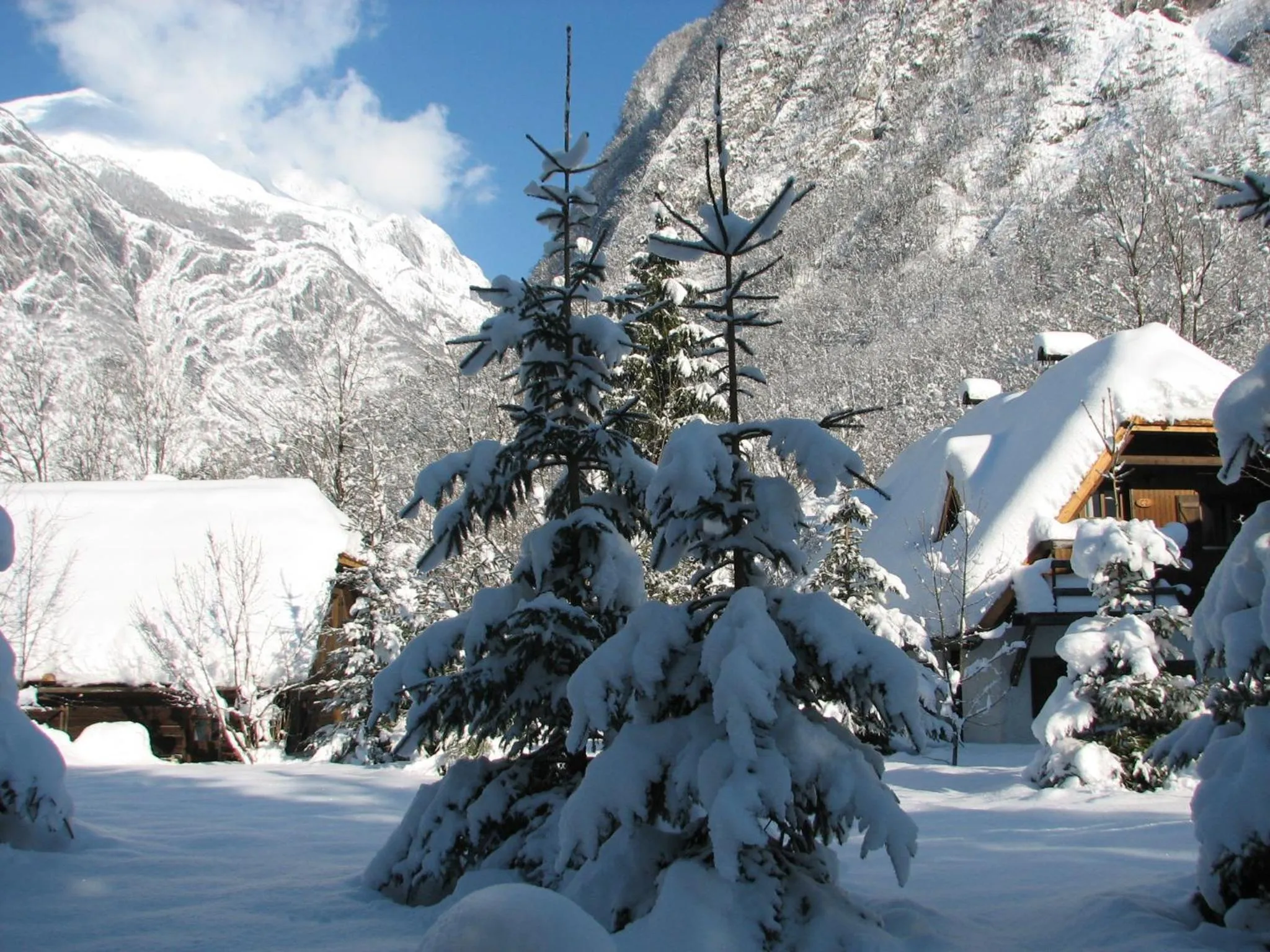 Decorative detail in Pristava Lepena Village