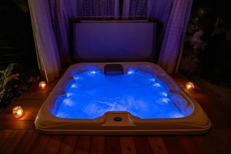 Swimming pool in Pristava Lepena Village