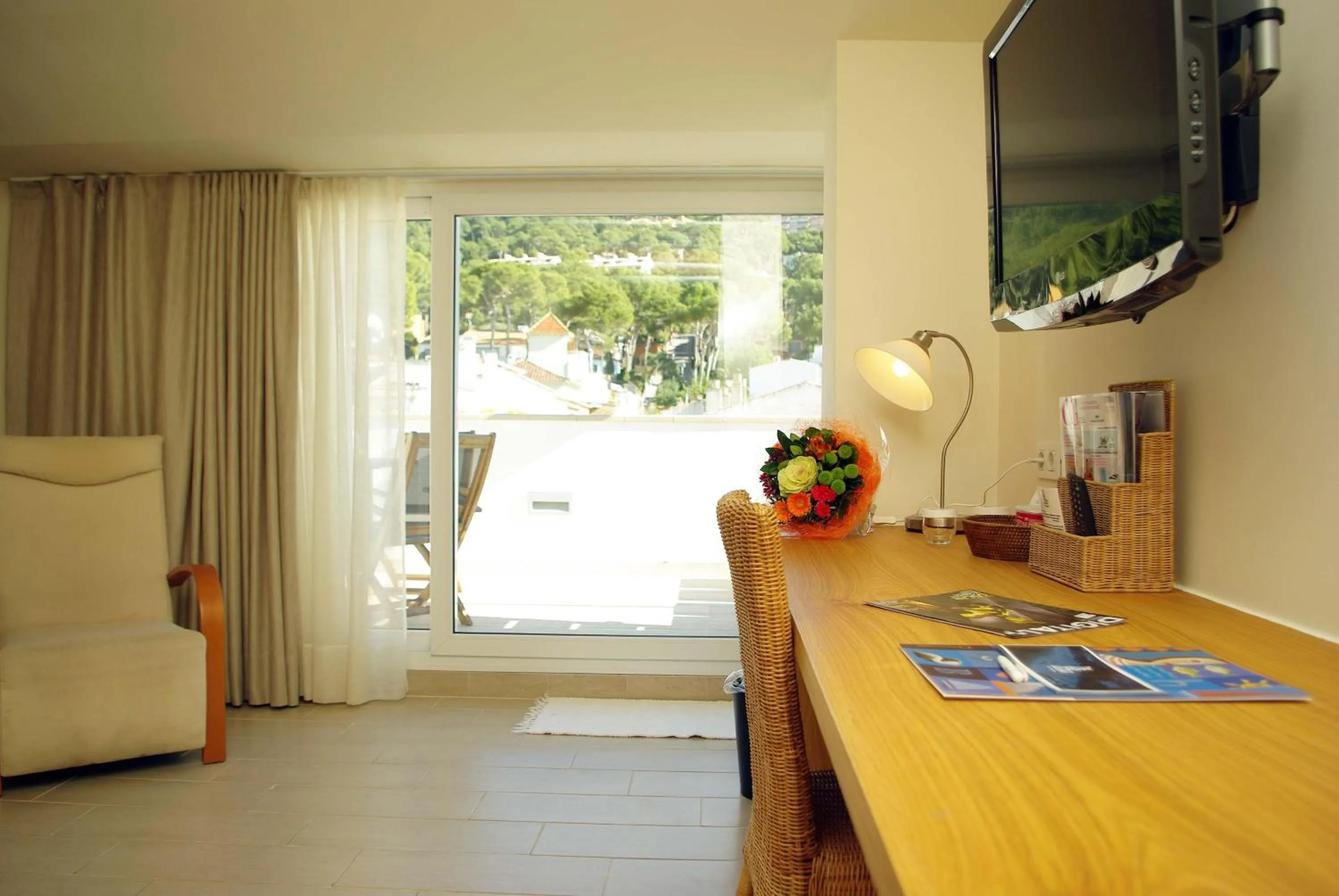 Decorative detail in Hotel Llafranch