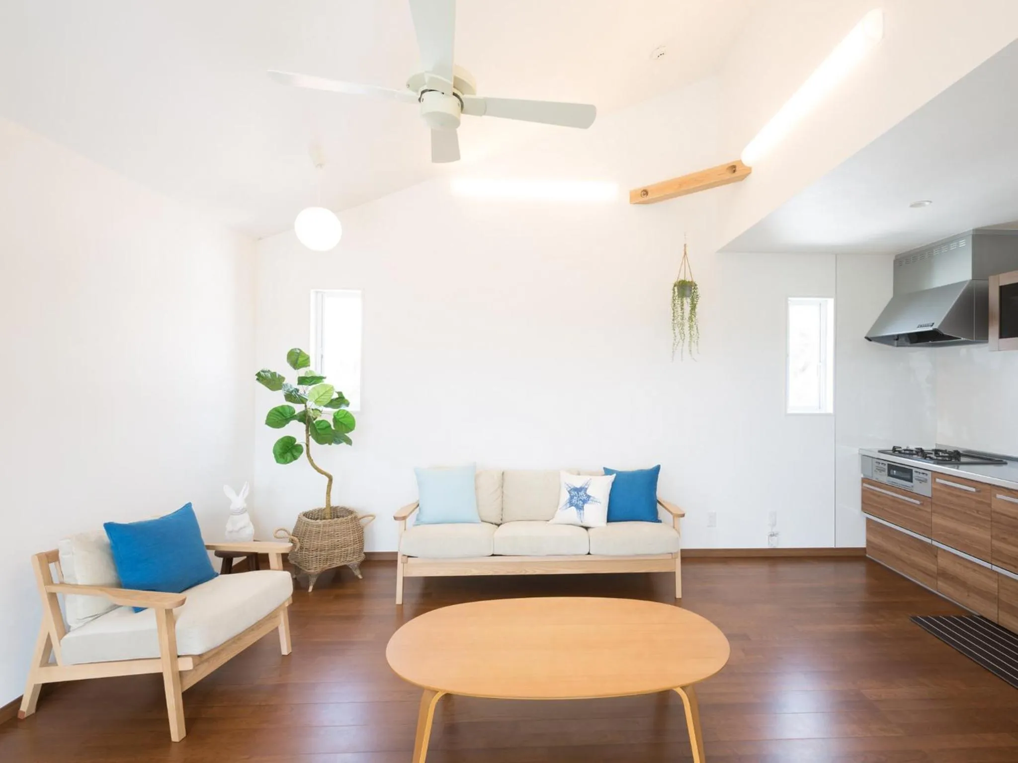 Living room in The Pool Resort Villa ICHIGOICHIE