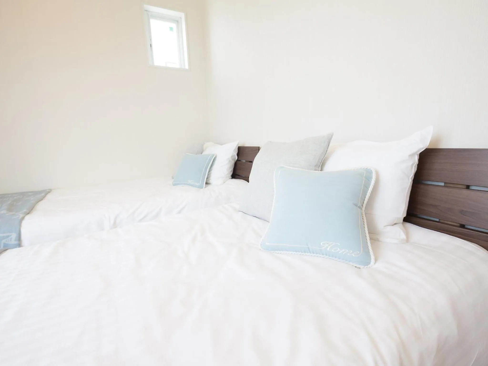 Bed in The Pool Resort Villa ICHIGOICHIE