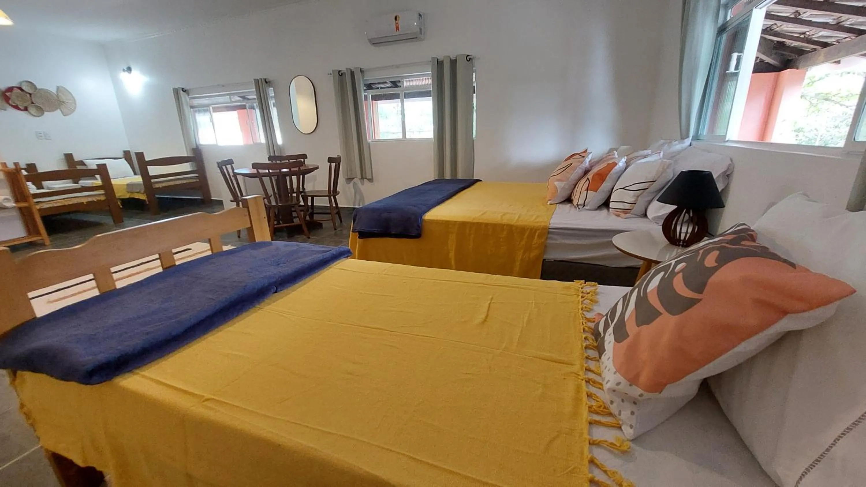 Bed in Pousada Sol do Araçá