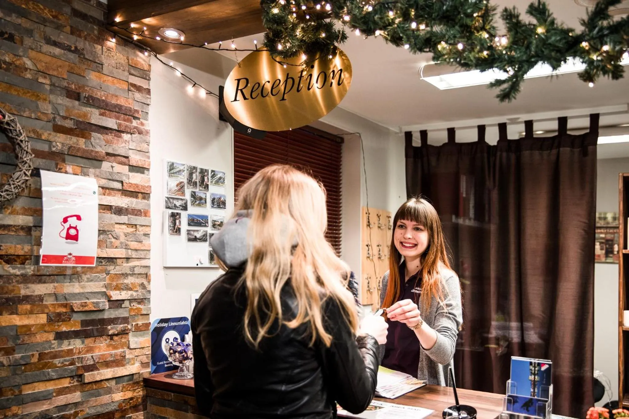 Lobby or reception in Holiday Linnunlahti